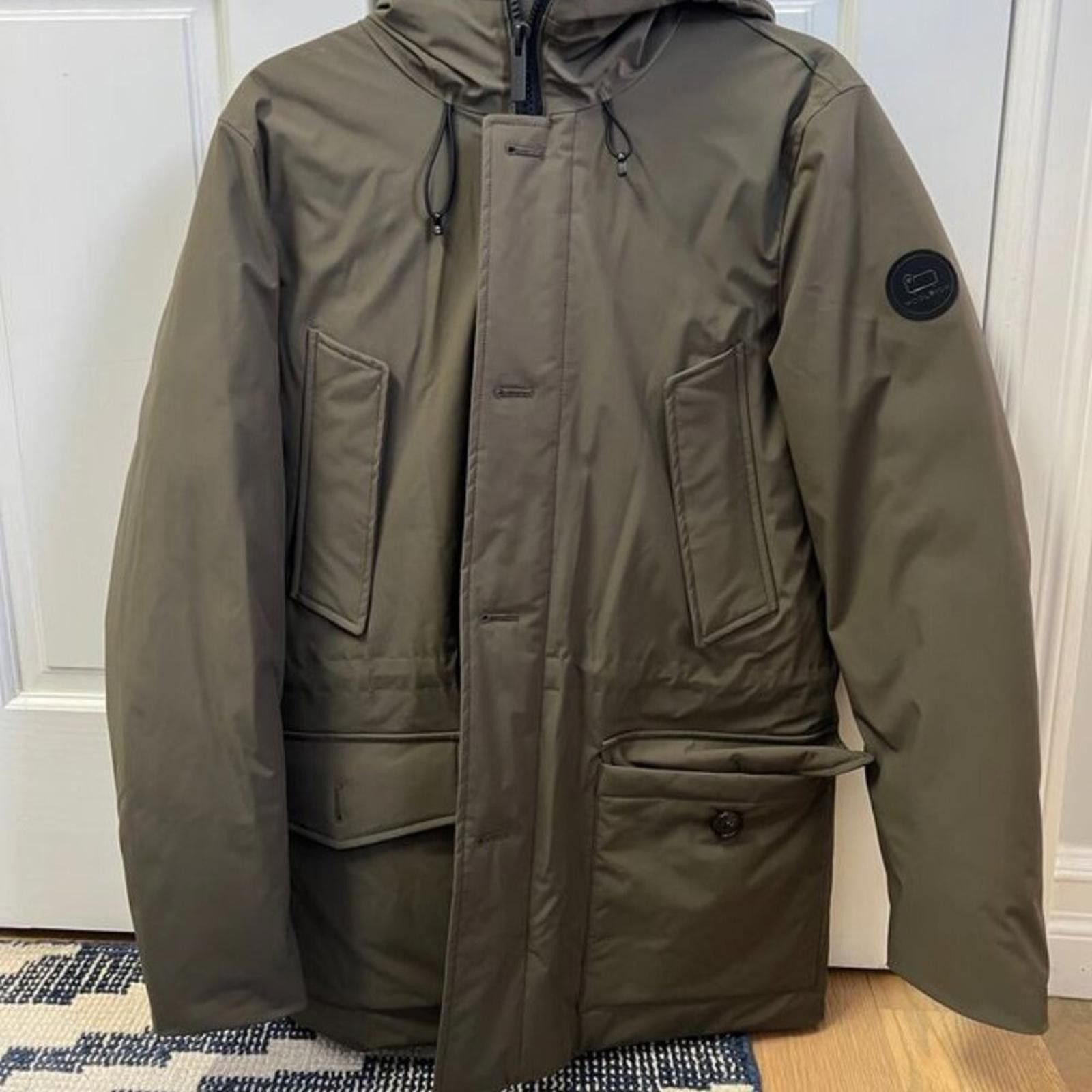 Woolrich Woolen Mills Arctic Parka in Stretch Nylon - Men - Green Size US S / EU 44-46 / 1 - 1 Thumbnail