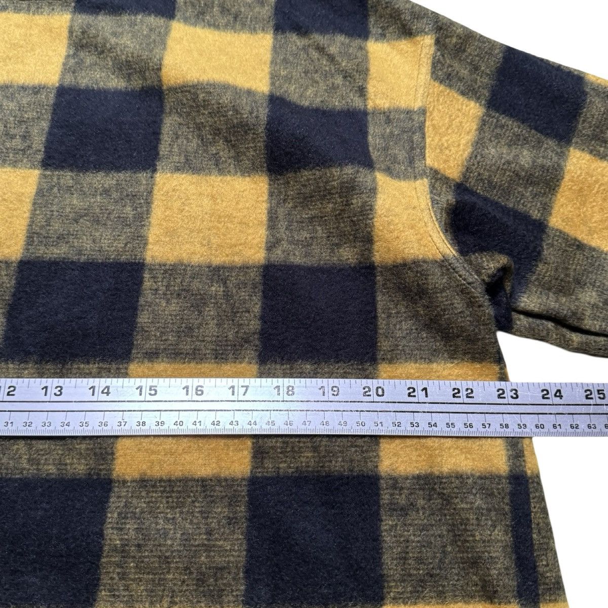 Other Vintage 90s V Sport Yellow Plaid Turtle Neck Mens Medium Size US M / EU 48-50 / 2 - 4 Thumbnail