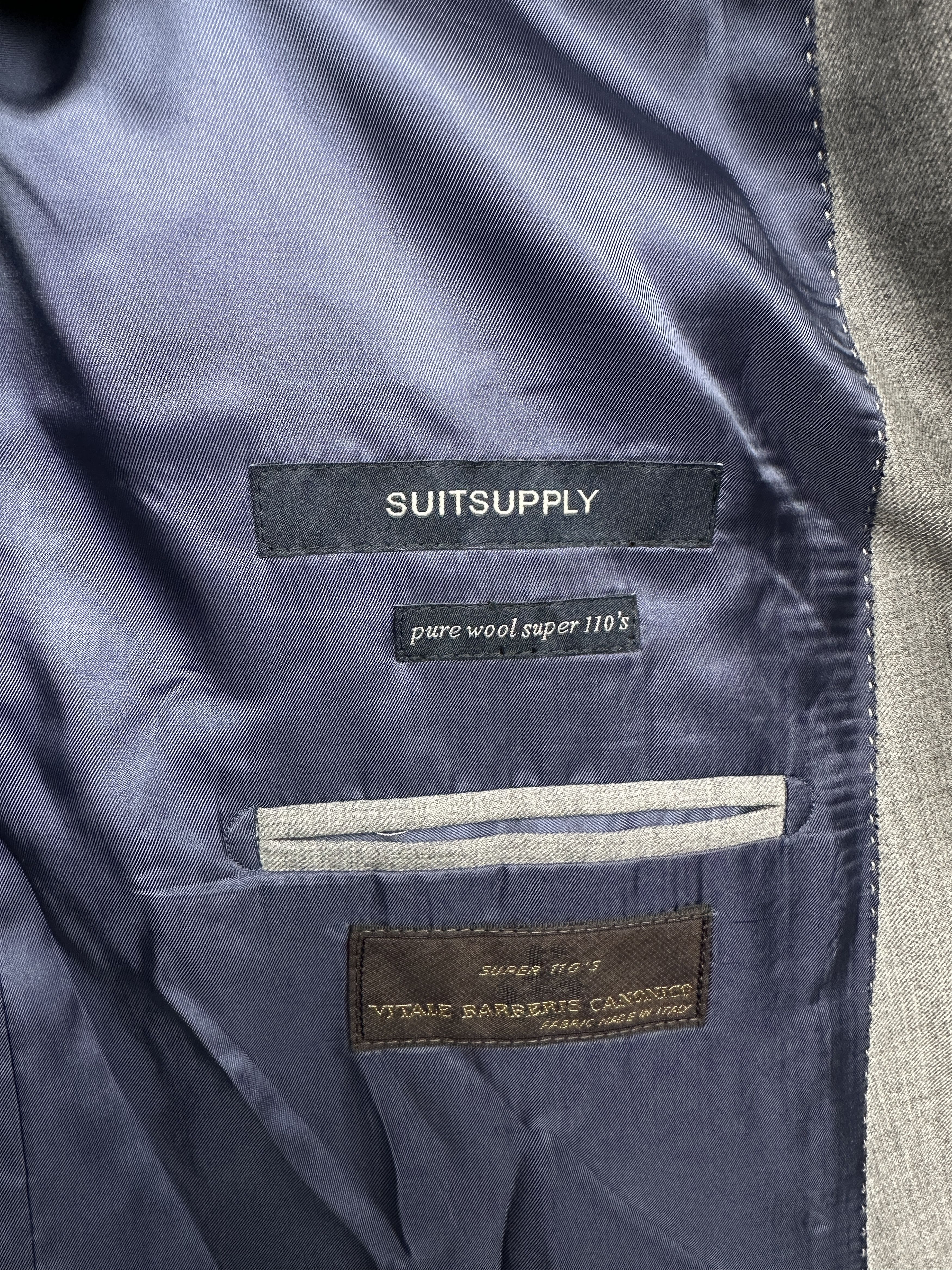 Suitsupply Suitsupply Mens Wool Blazer Jacket Three Buttons Size 44S - 4 Thumbnail