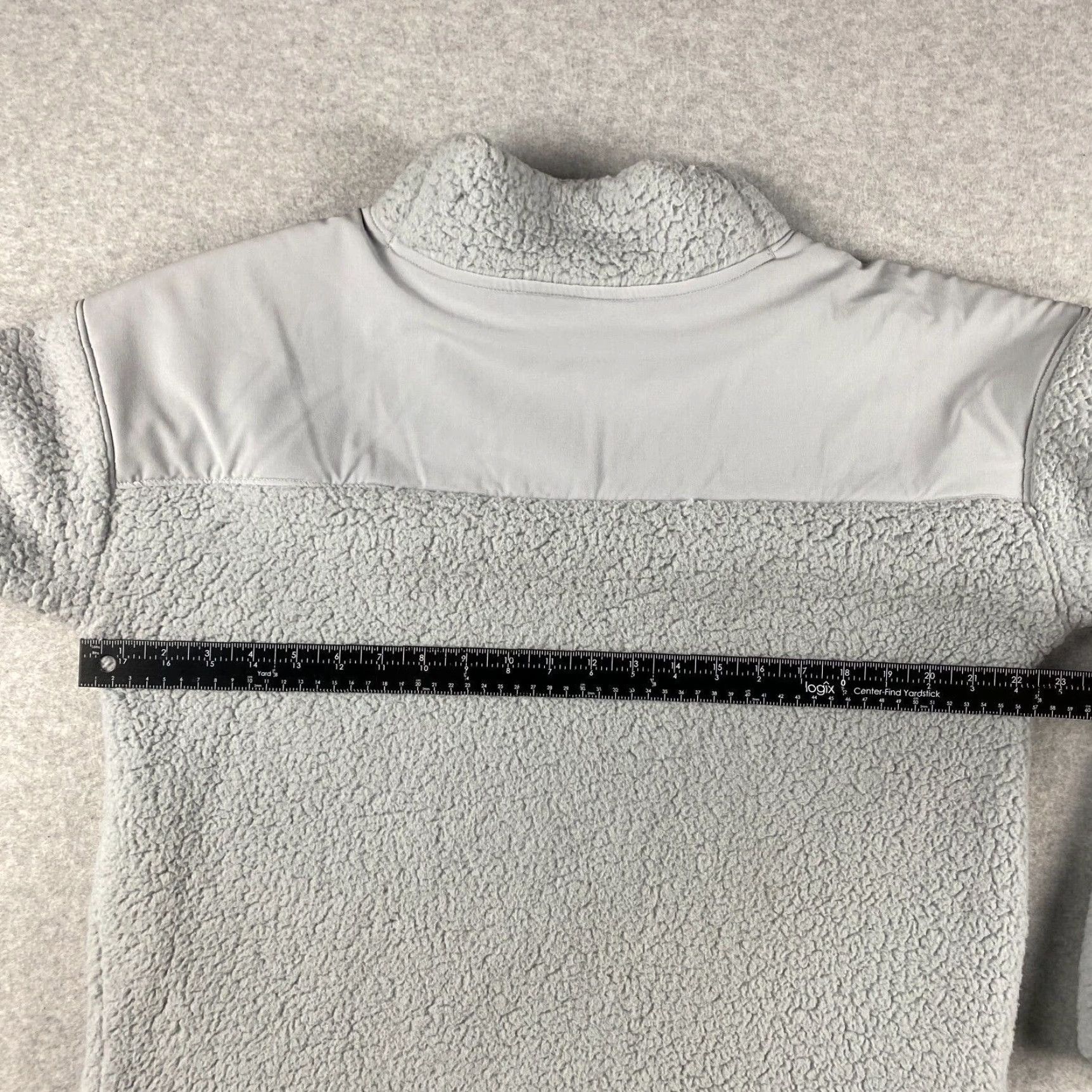 Under Armour VINTAGE? (No) Under Armour Sherpa Pullover Womens L Gray Mock Neck Sweatshirt Fleece Size L / US 10 / IT 46 - 6 Thumbnail