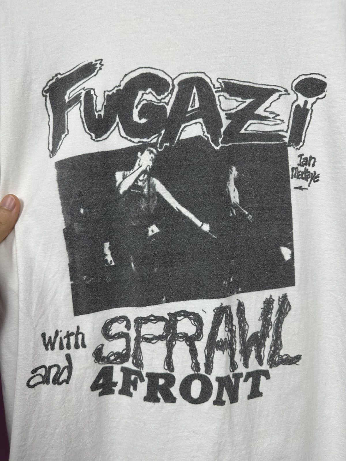 Fugazi 2010 Fugazi Vintage T-Shirt Rock Tour Promo Band Tee Size US L / EU 52-54 / 3 - 10 Thumbnail