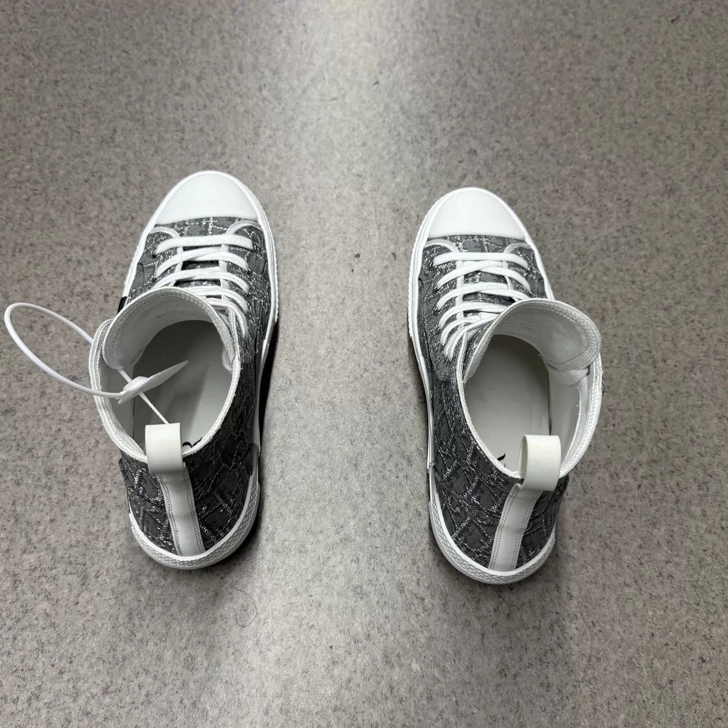 Dior Dior B23 Gray All Over Print Sneakers Near New 42 Size US 9 / EU 42 - 8 Thumbnail