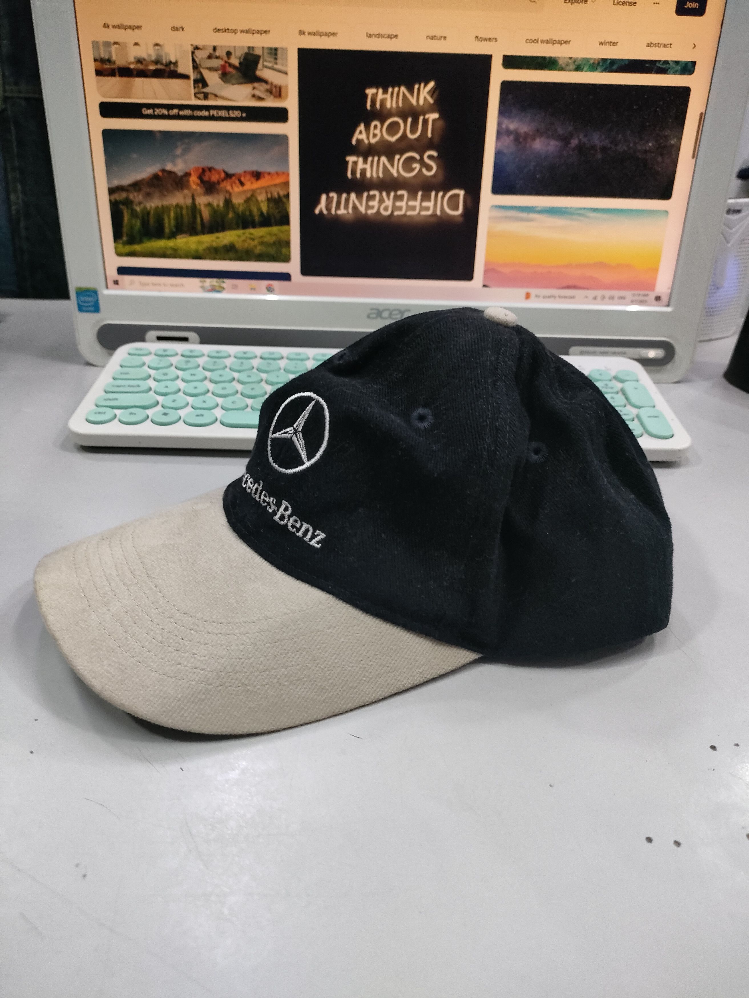 Mercedes-Benz Vintage Mercedes Benz Cap Size ONE SIZE - 5 Thumbnail
