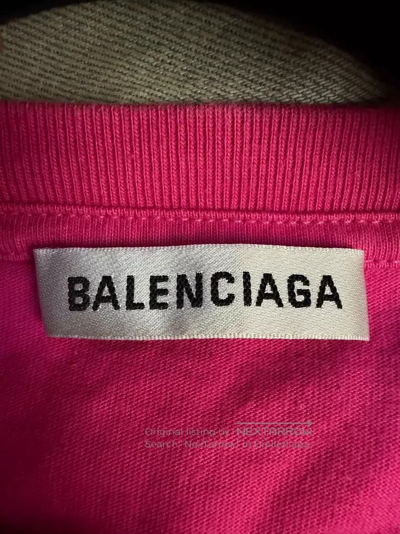 Balenciaga Balenciaga Small Letter Logo Short Sleeve T-Shirt Size US L / EU 52-54 / 3 - 3 Thumbnail