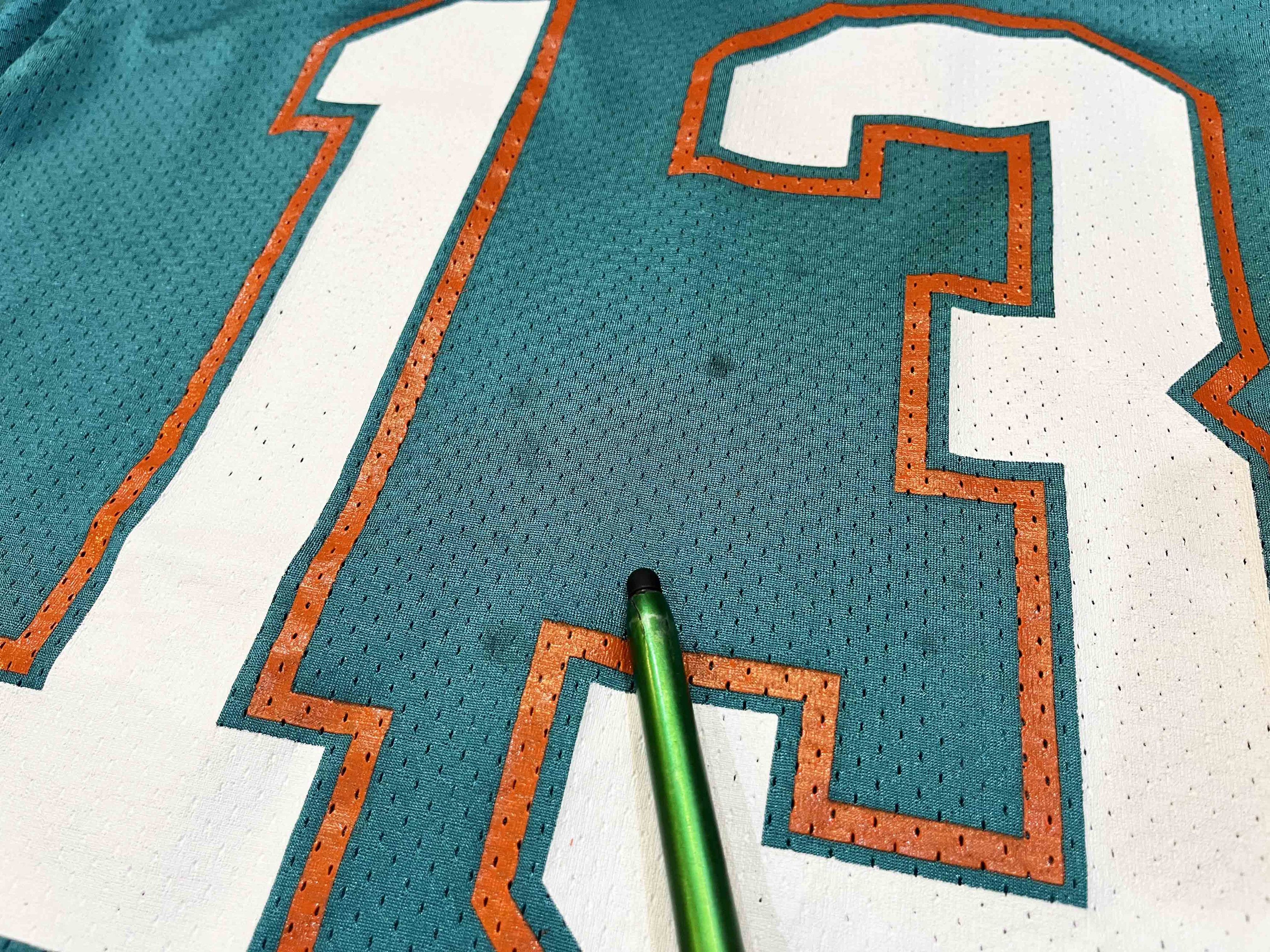 NFL × Vintage × Wilson Vintage Wilson NFL Miami Dolphins MARINO #13 Football Jersey Size US L / EU 52-54 / 3 - 9 Thumbnail