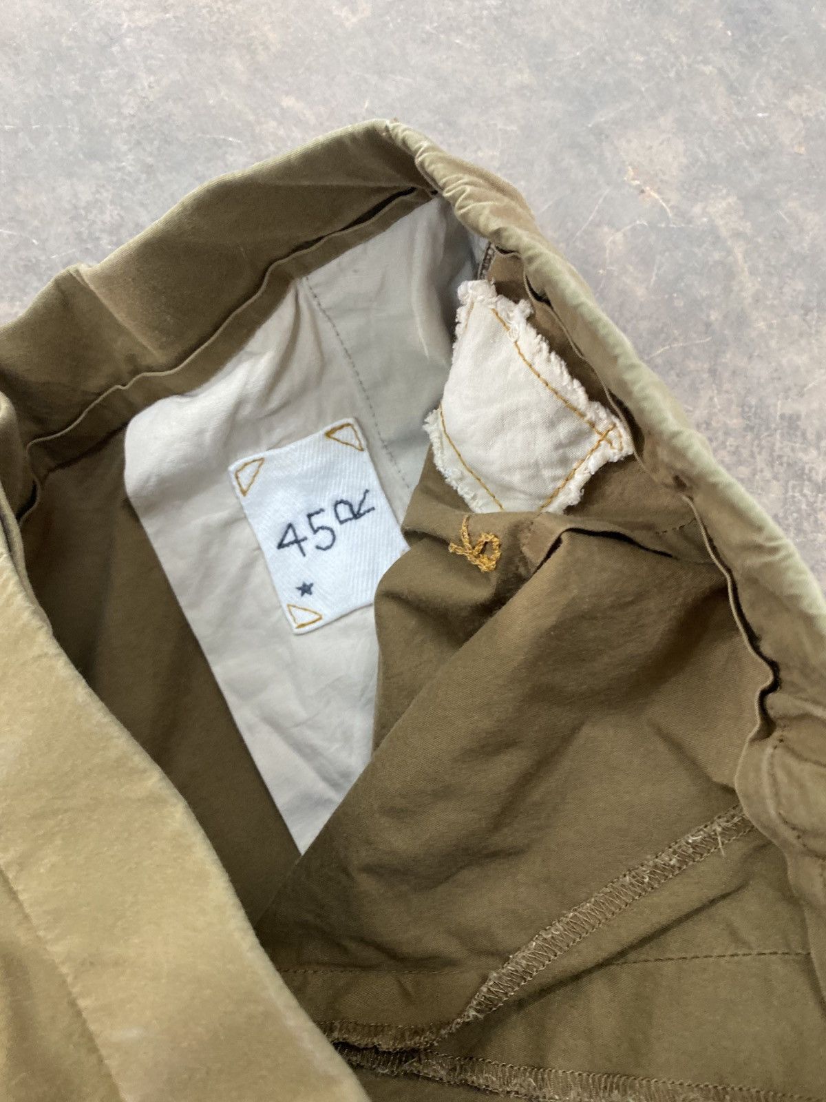 45rpm VINTAGE 45RPM SLIM FIT CHINOS KHAKI PANTS Size US 28 / EU 44 - 9 Thumbnail