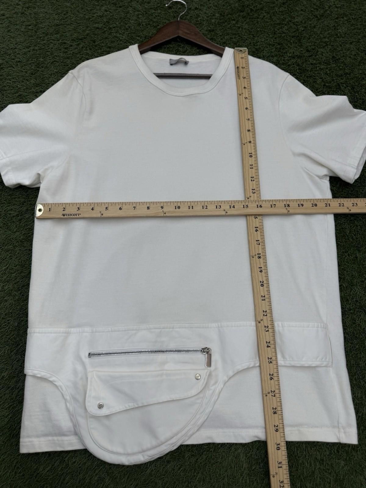 Dior Dior Mens Saddle Zipper Pocket Tee Shirt Size 3XL White Size US XXL / EU 58 / 5 - 7 Thumbnail