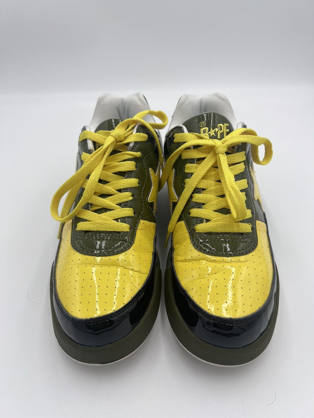 Bape × Vintage Vintage A Bathing Ape Bape Patent Leather Roadsta Sneakers Size US 10 / EU 43 - 4 Thumbnail