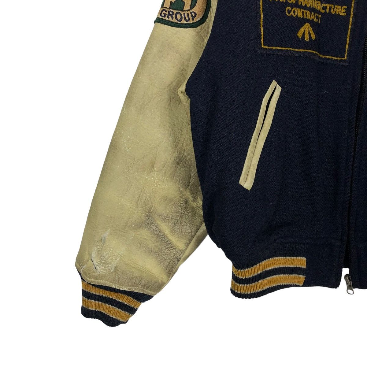 Toyo Enterprises 🔥80s VARSITY JACKET SPECIAL UNIFORM LEATHER TOYO ENTERPRISE Size US M / EU 48-50 / 2 - 4 Thumbnail