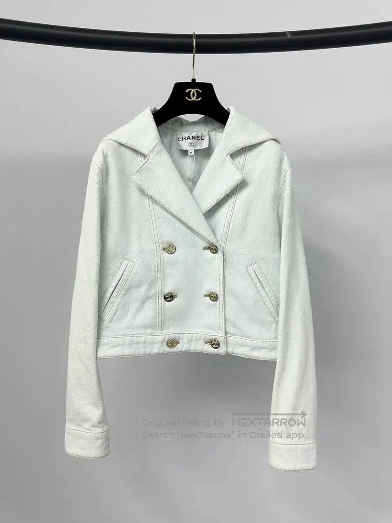 Other Chanel 24M Light Blue Denim Jacket. Size US S / EU 44-46 / 1 - 1 Thumbnail