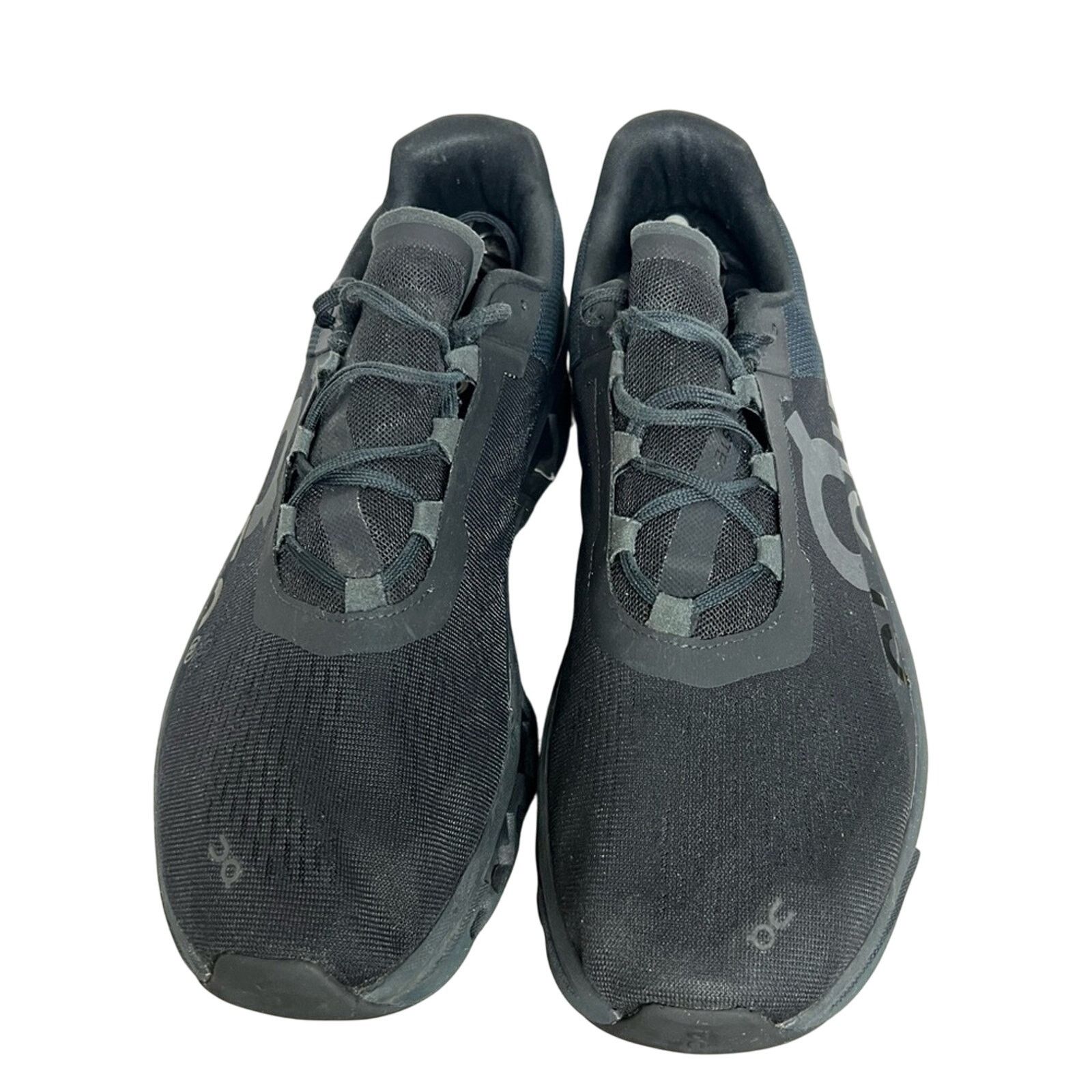 On On Cloud Monster Shoes Mens 12.5 Black Running Sneakers Size US 12.5 / EU 45-46 - 6 Thumbnail