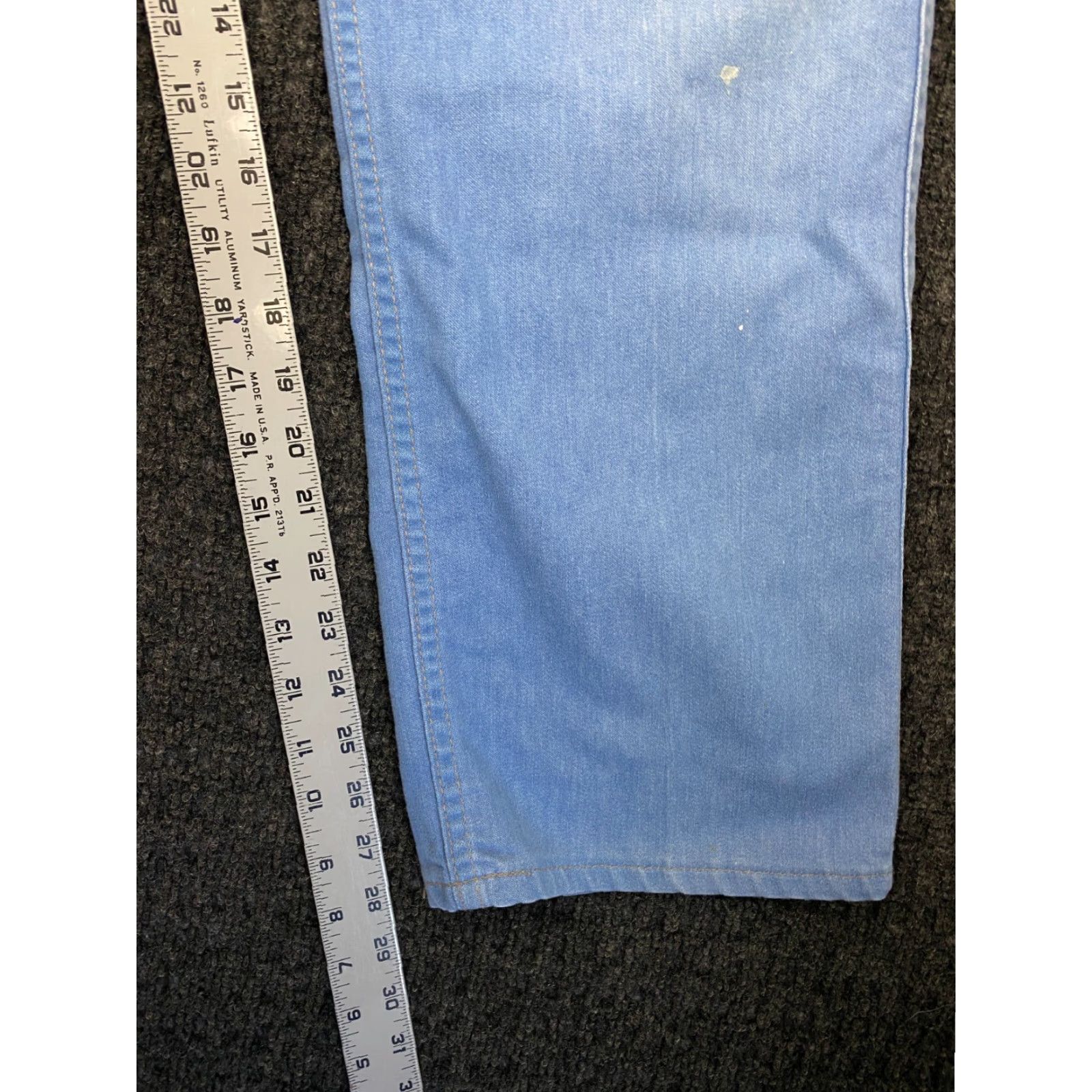 Levi's VINTAGE Levi’s Jeans Action Regular 38 x 29 Light Blue Cotton Blend USA Denim 5-Pocket Mens Jeans Size US 38 / EU 54 - 7 Thumbnail
