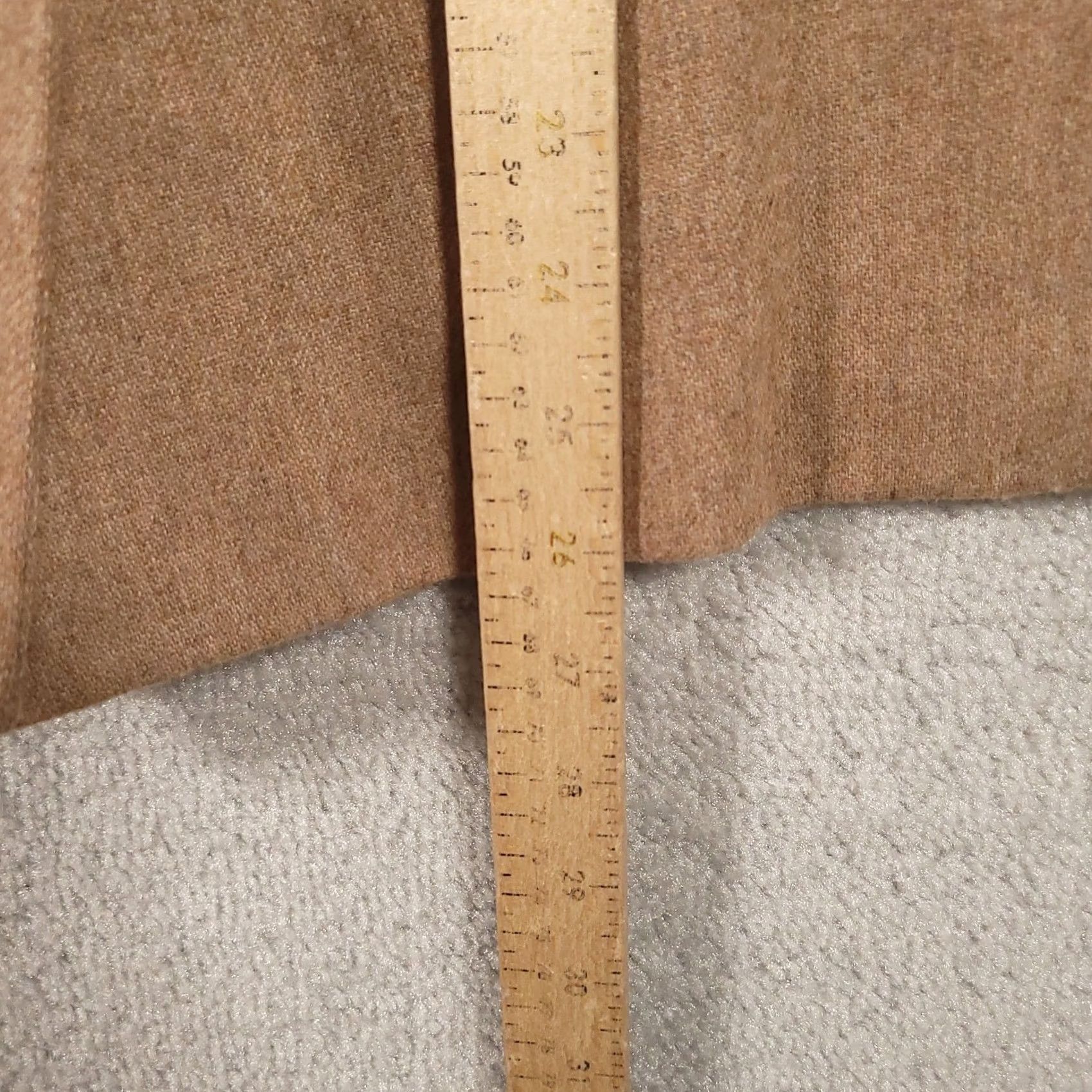 Doublet VINTAGE E.H. Woods Blazer Women 12 Beige Double Breasted Wool Retro Suit Jacket Womens 90s Classic Designer Size XL / US 12-14 / IT 48-50 - 6 Thumbnail
