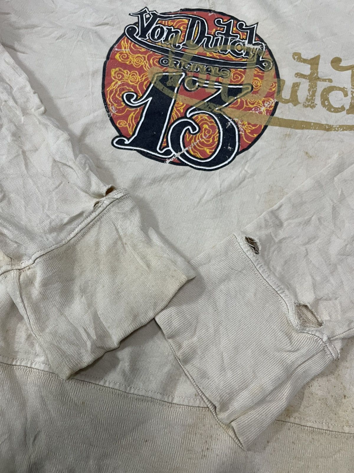 Von Dutch Vintage Von Dutch Distressed Sweatshirt Size US M / EU 48-50 / 2 - 3 Thumbnail