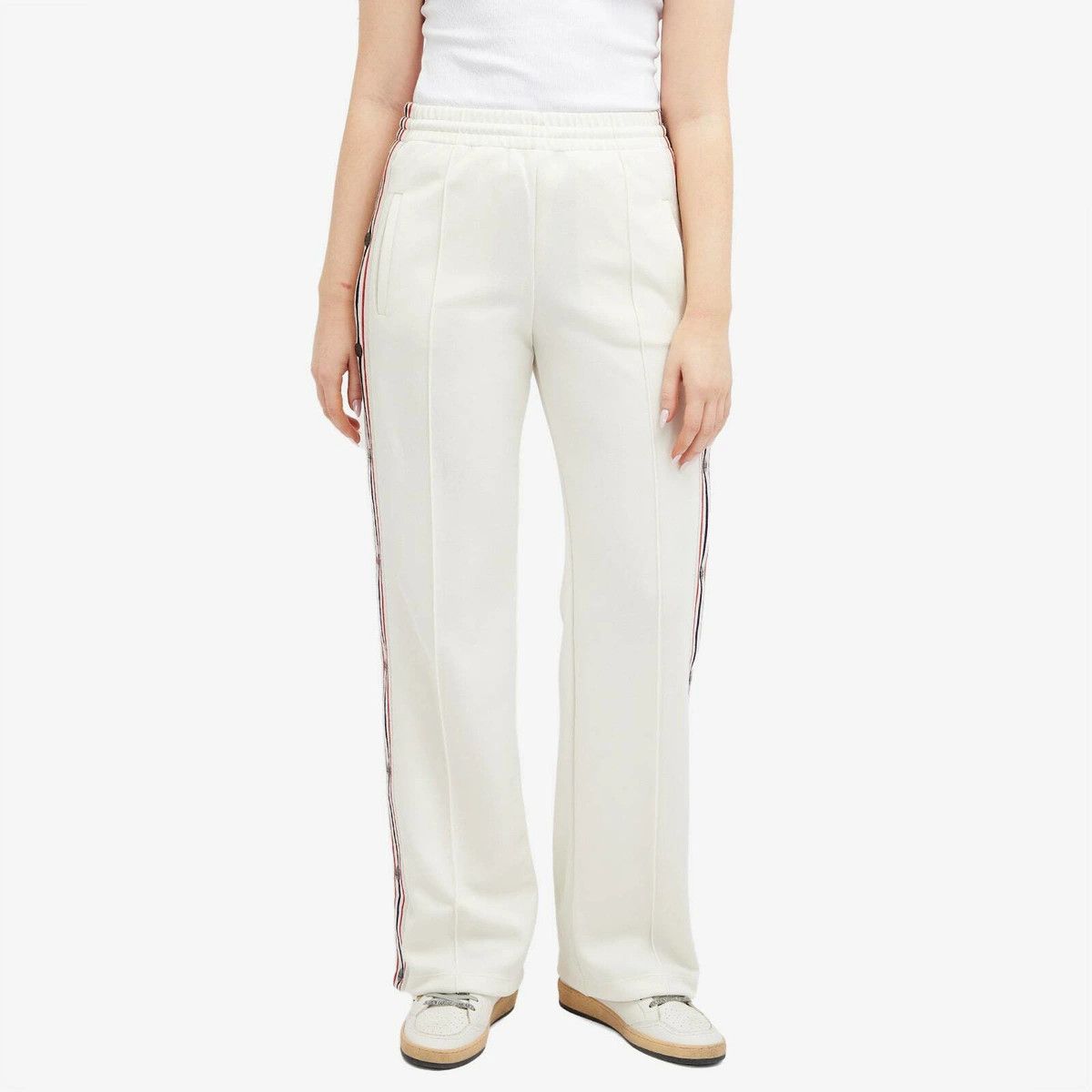 Golden Goose o1y0725 Srtipes Sweatpant in White Size 30" / US 8 / IT 44 - 2 Thumbnail