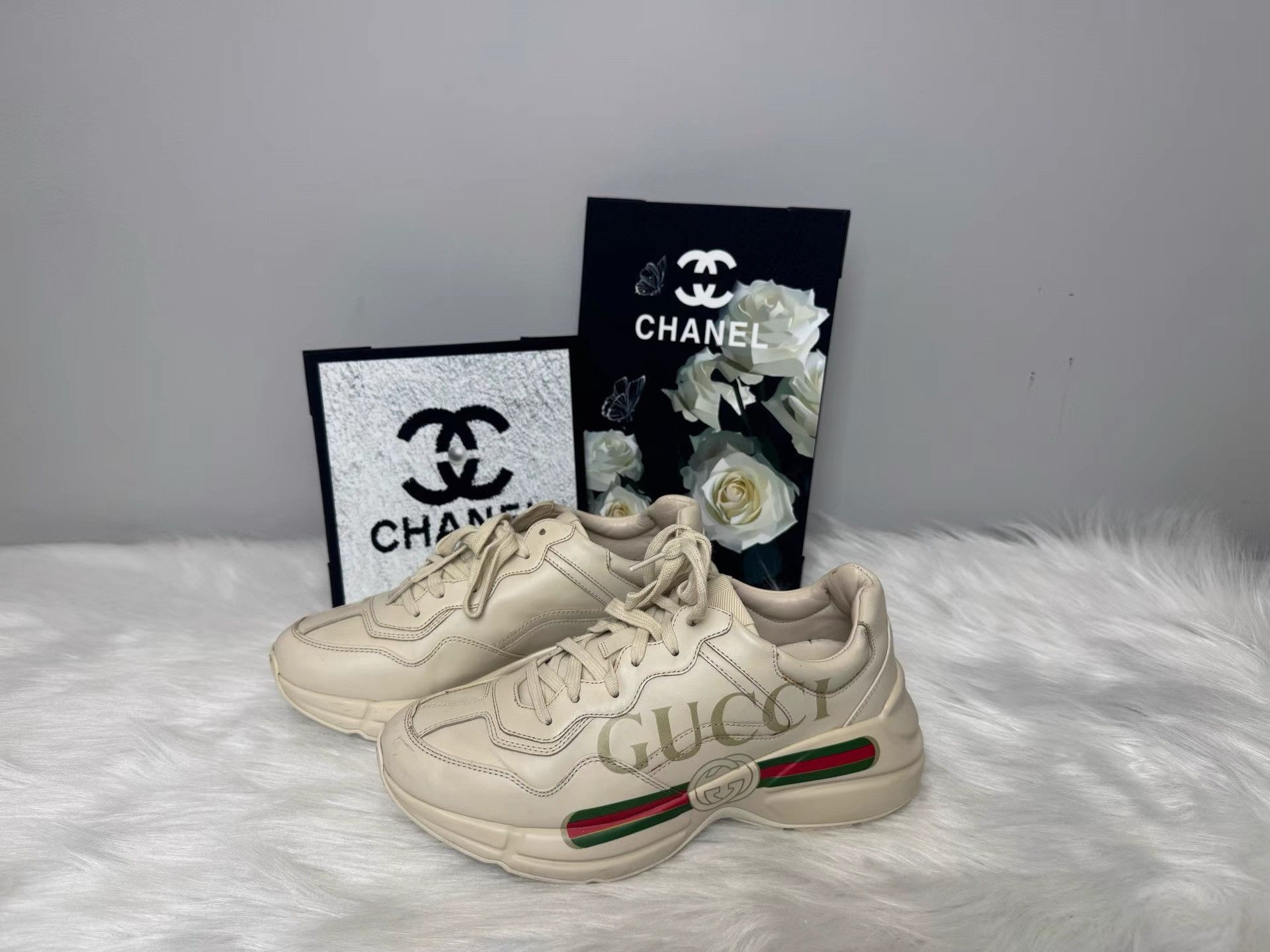Gucci Gucci Rhyton Belt Dad Sneakers K36 Size US 7.5 / EU 40-41 - 1 Thumbnail
