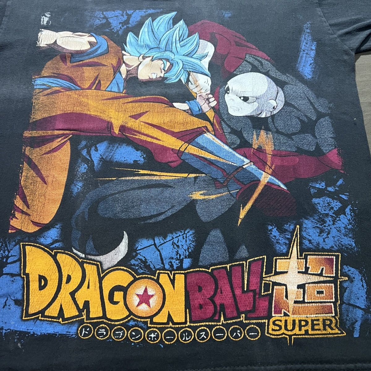 Anime Dragon Ball Z Super T-Shirt Goku vs jiren Anime Faded Size US L / EU 52-54 / 3 - 2 Thumbnail