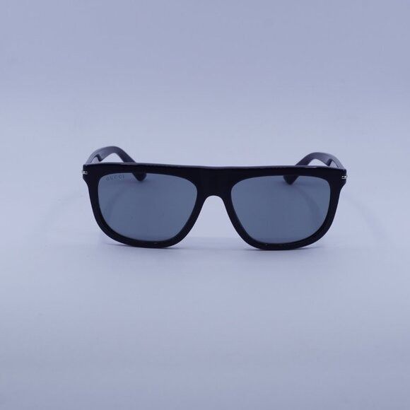 Gucci Gucci GG1726S 003 Sunglasses Blue Square Frame, Grey Lenses Size ONE SIZE - 4 Thumbnail