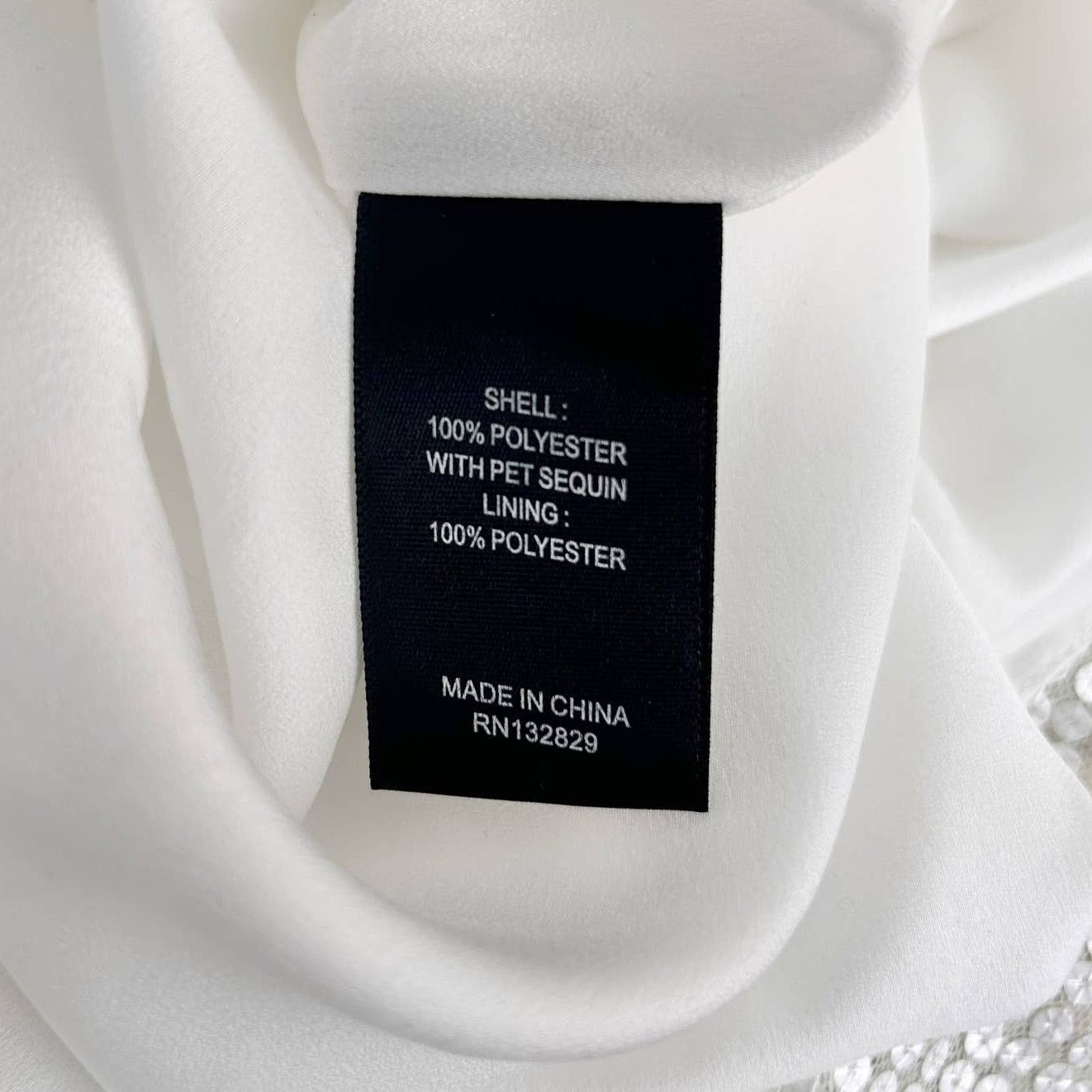 Other Michael Costello x Revolve White Sequin One Shoulder Dress M Size M / US 6-8 / IT 42-44 - 9 Thumbnail