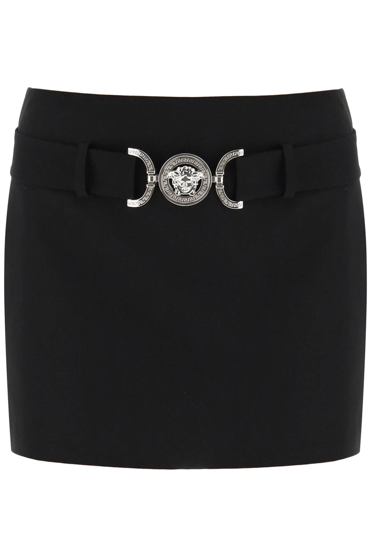 Versace o1y0226 Mini Skirt in Black Size 28" / US 6 / IT 42 - 1 Thumbnail