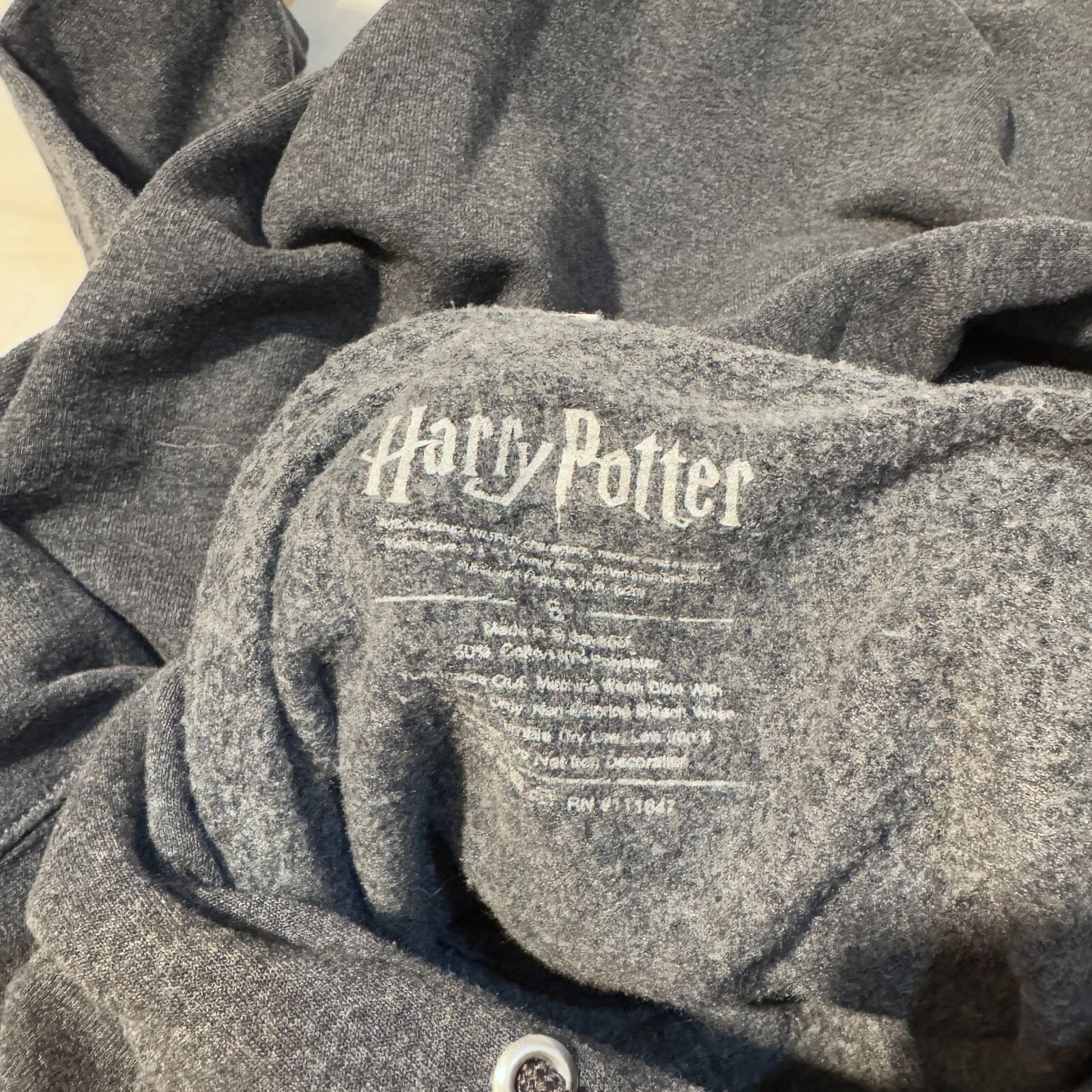 Other Harry Potter Hogwarts School Of Wizardry Crest Adult Gray Pu Size US S / EU 44-46 / 1 - 4 Thumbnail