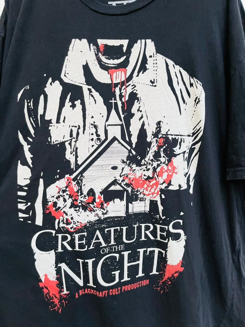 Vintage Vintage Creature Of The Night Cult Production Fashion Size US XL / EU 56 / 4 - 5 Thumbnail