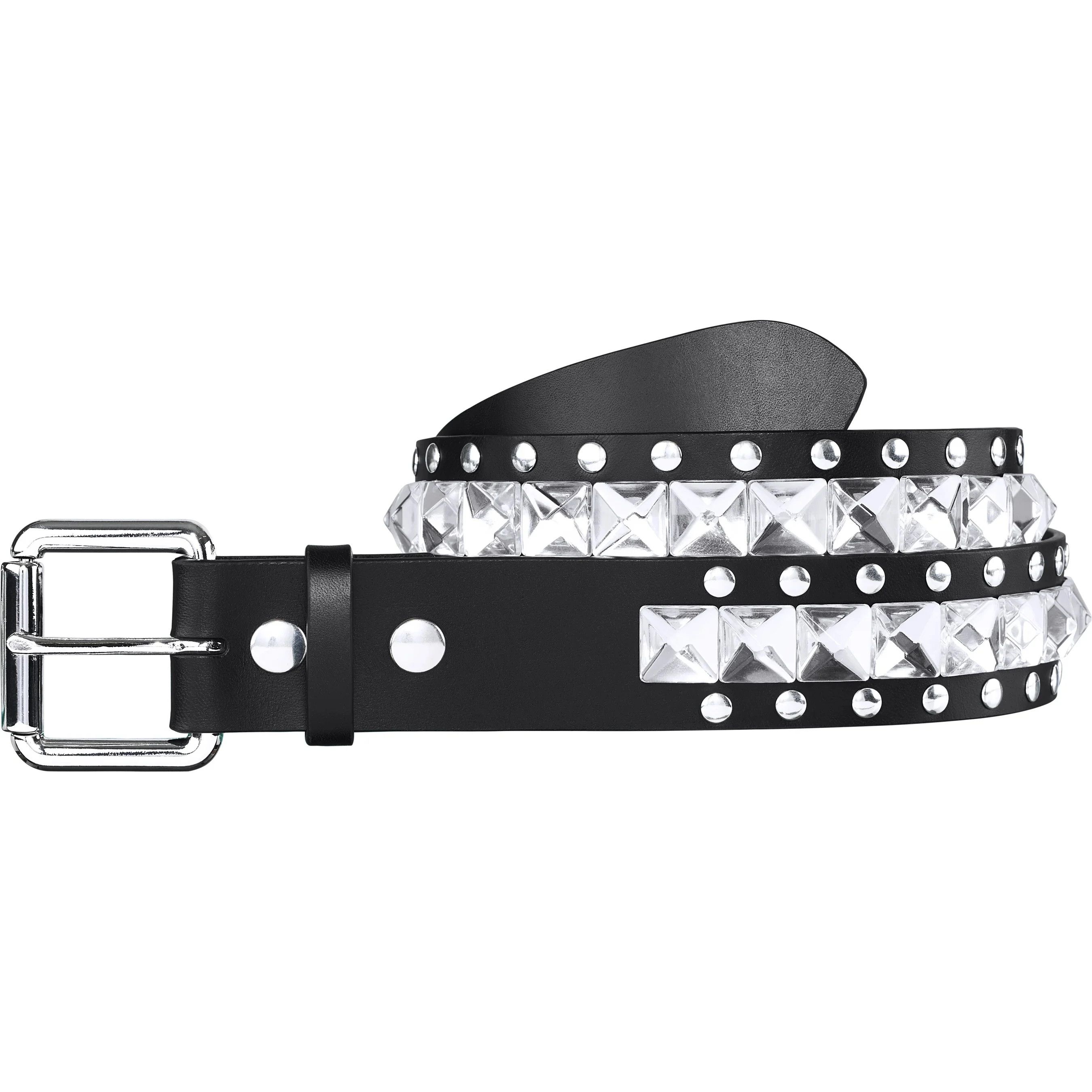 Number (N)ine SS06 Number (N)ine Crystal Studded Leather Belt