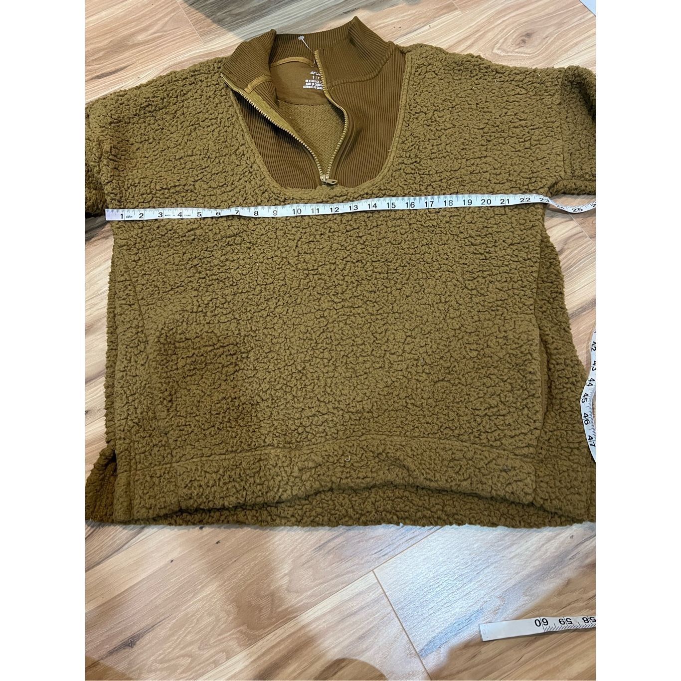 Other Aerie NWOT half zip mustard yellow long sleeve Sherpa sweatshirt Sz Small Size S / US 4 / IT 40 - 7 Thumbnail