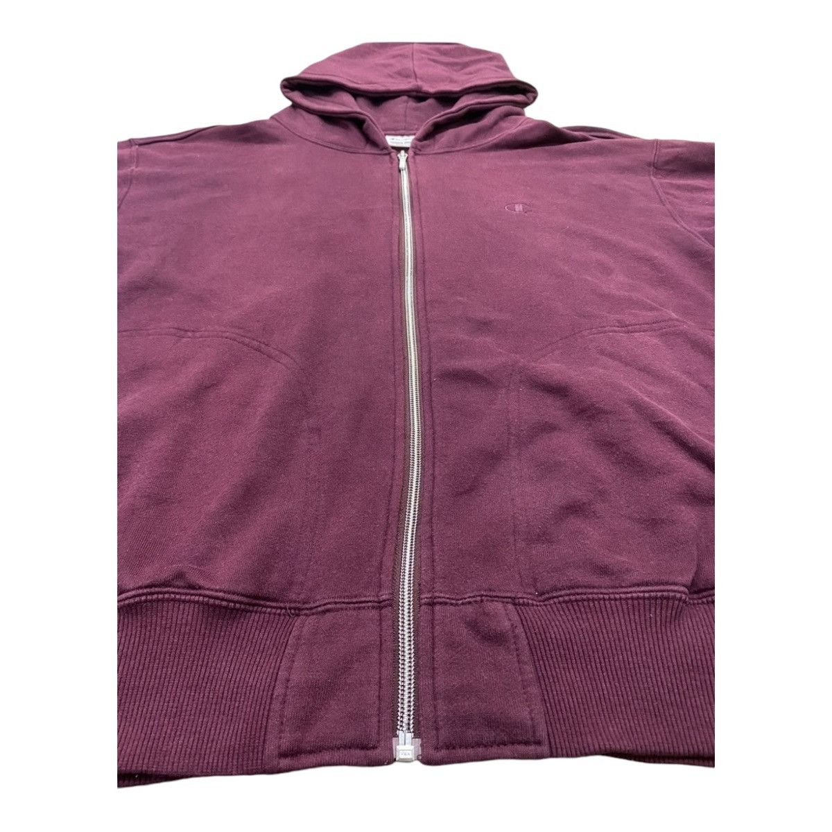 Champion × MLB CHAMPION HOODIE ZIPPER UP VINTAGE RARE MAROON COLOUR Size US L / EU 52-54 / 3 - 3 Thumbnail