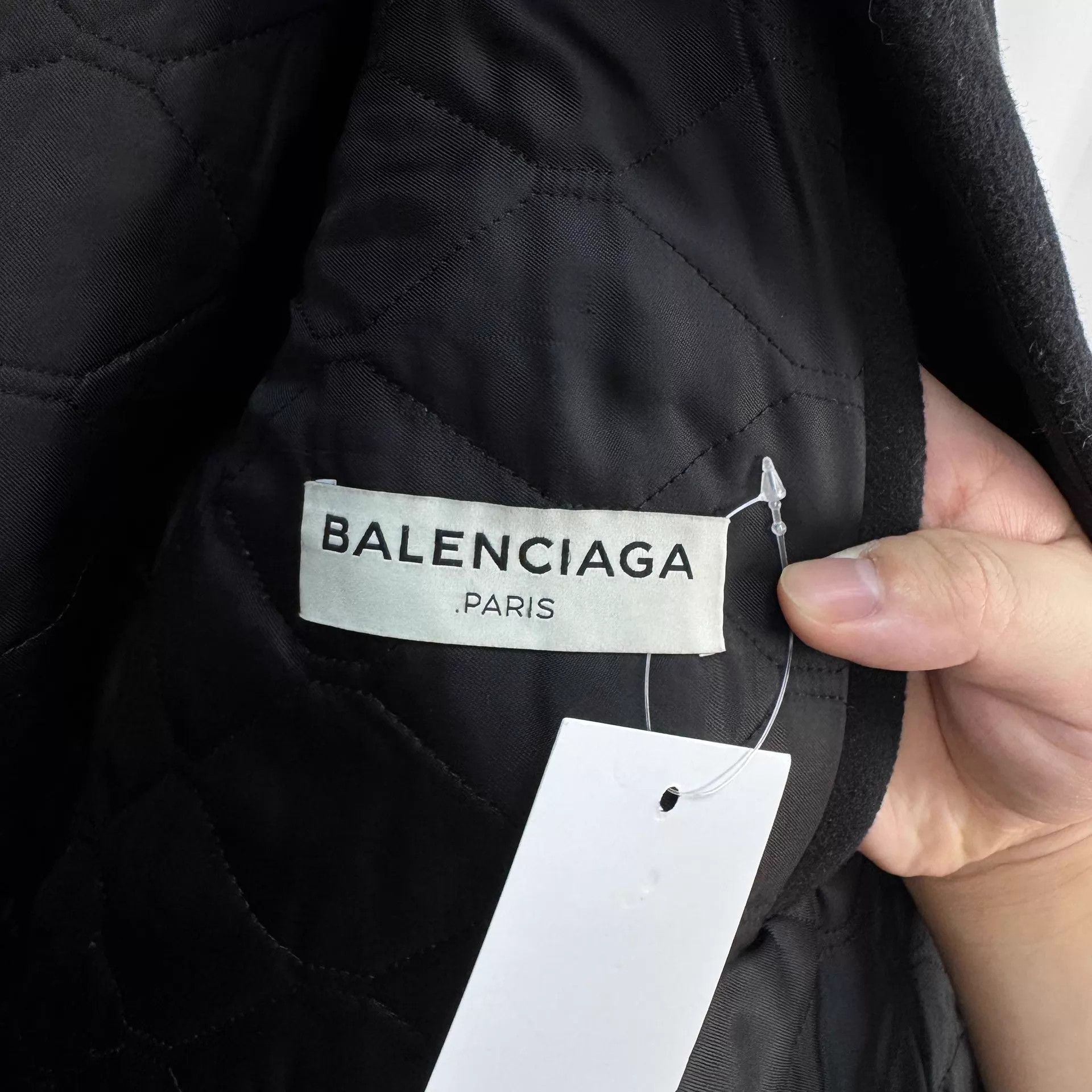 Balenciaga Balenciaga Black Wool Horn Button Coat 50 98 New 1stB Sticky Size US M / EU 48-50 / 2 - 7 Thumbnail
