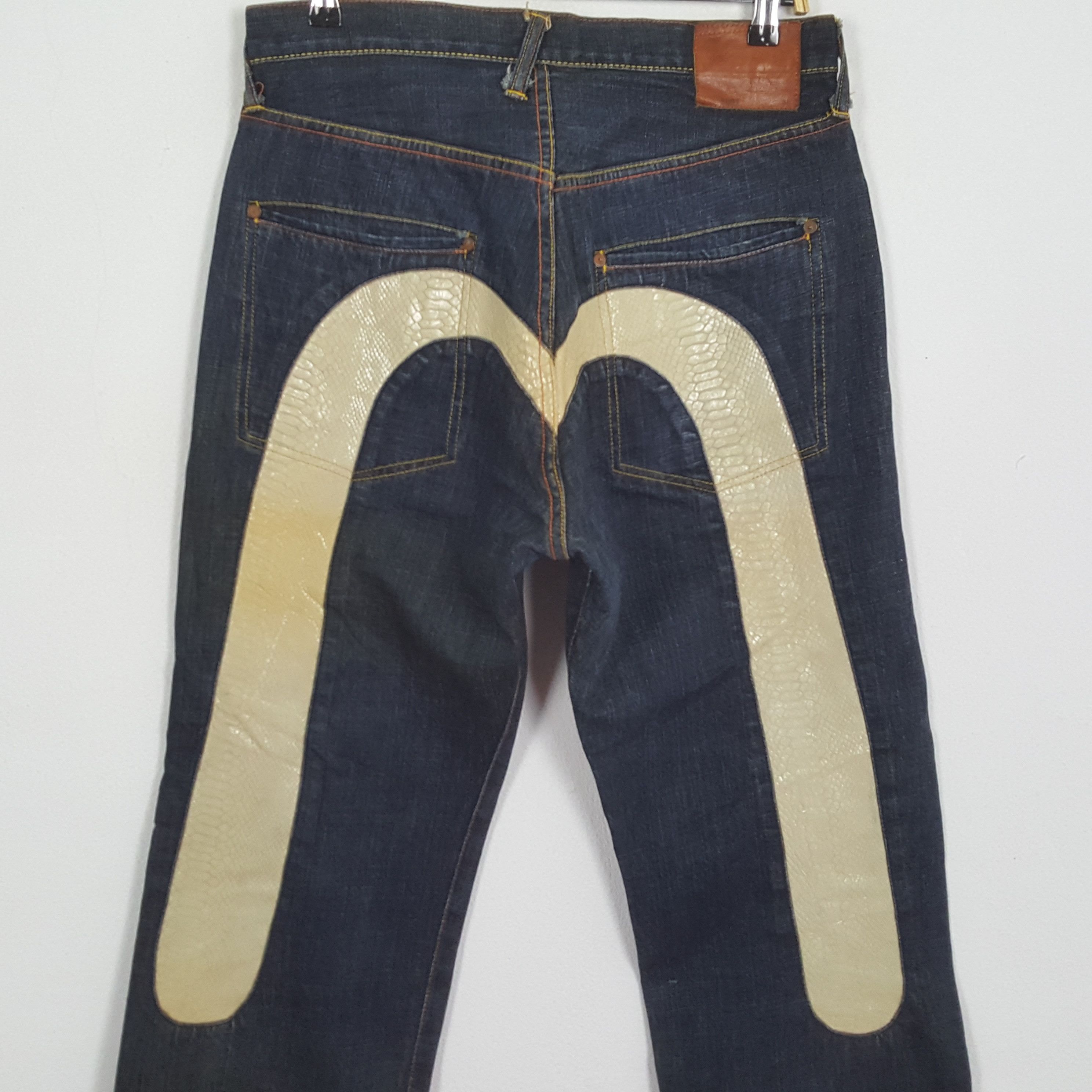 Evisu × Japanese Brand × Vintage Vintage EVISU Japanese Brand Daicock Rare Design Jeans Size US 31 - 2 Thumbnail