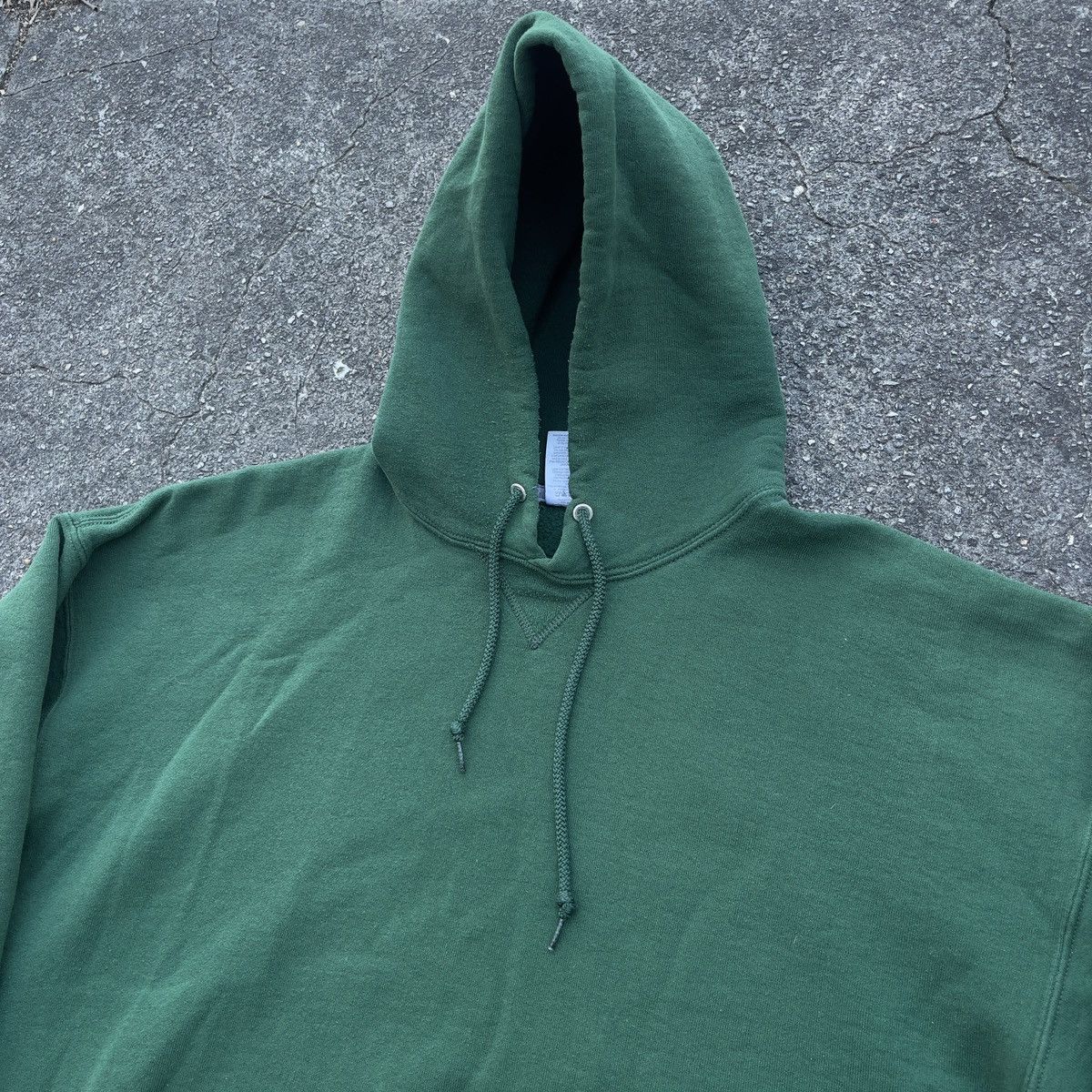 Russell Athletic × Vintage Vintage Y2K RUSSELL ATHLETIC Forrest Green Hoodie Size US XXL / EU 58 / 5 - 2 Thumbnail