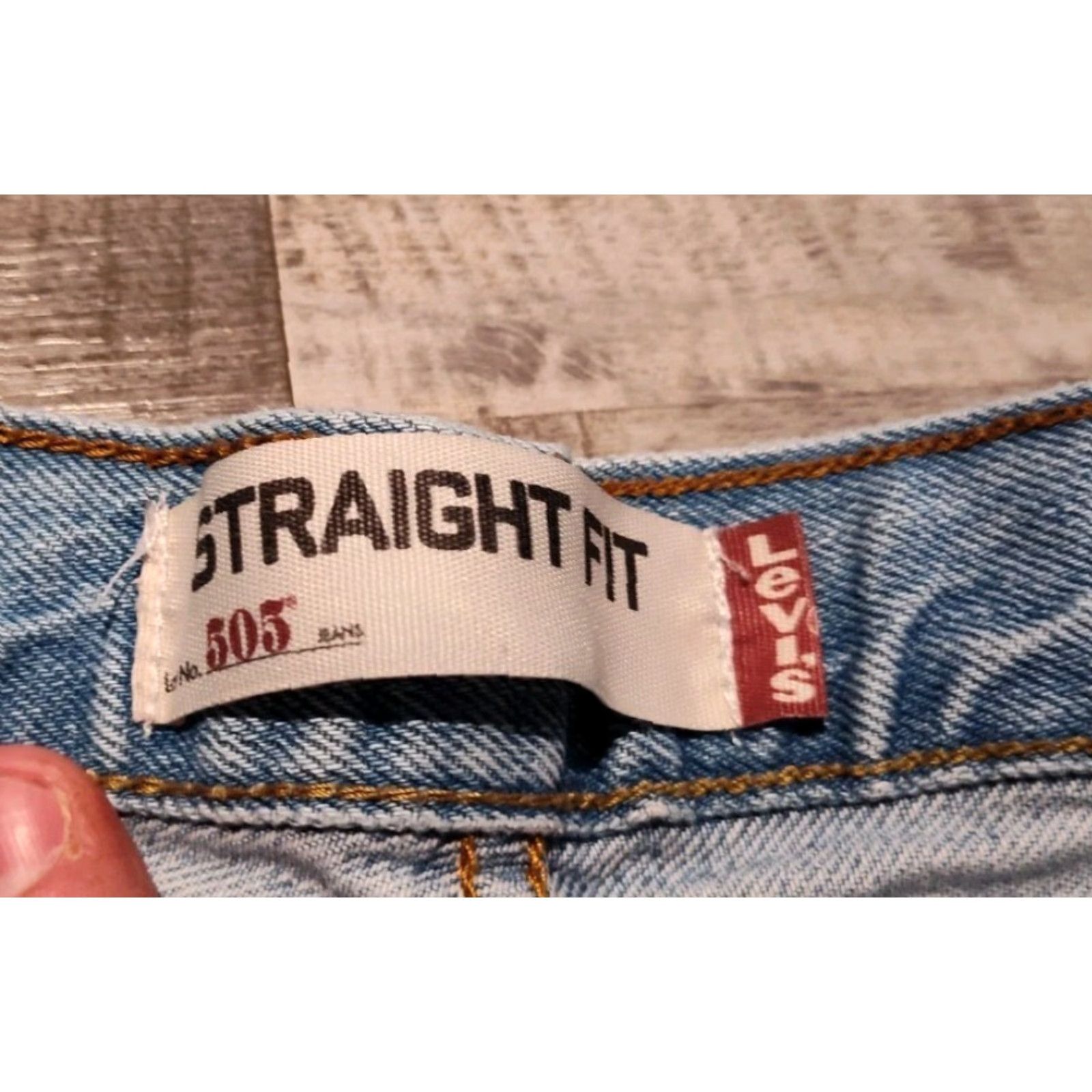 Levi's VINTAGE Levi's 505 Jeans Men's 36x30 Light Wash Straight Leg Cotton USA Y2K Size US 36 / EU 52 - 6 Thumbnail