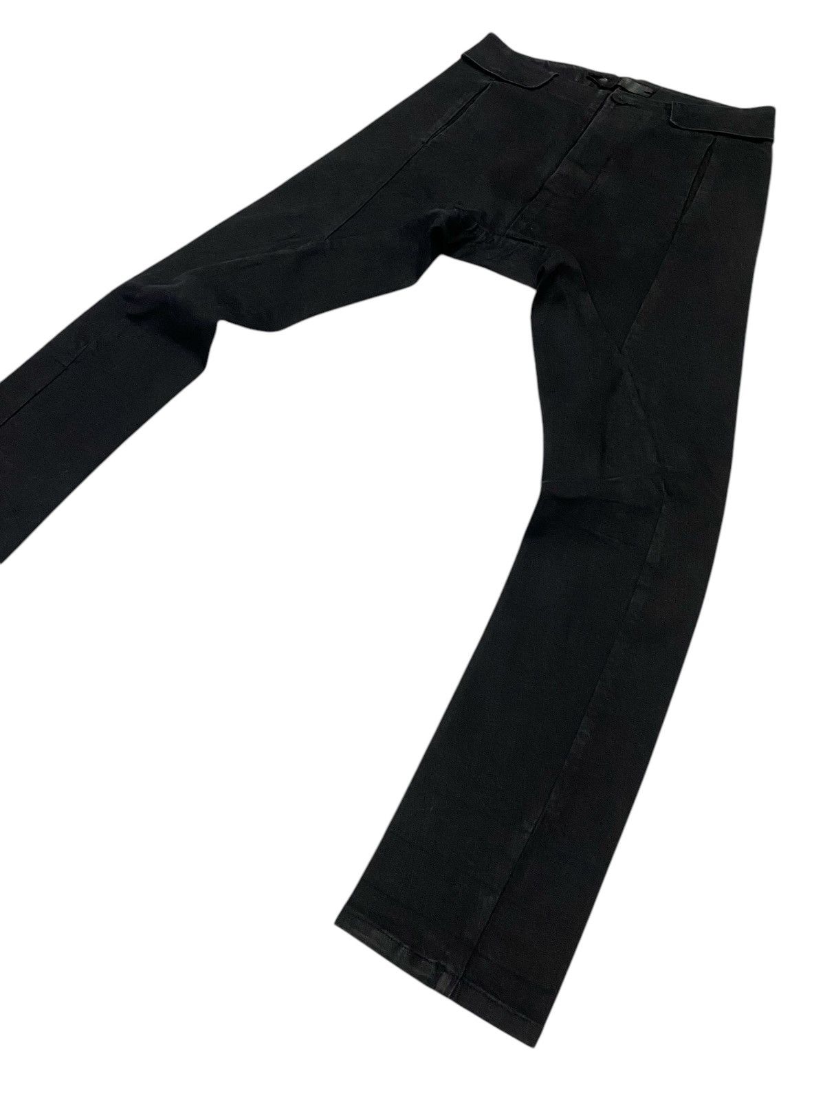 If Six Was Nine N/07 Spandex-Denim Stretch Dropslim Sarrouel Pnats Size US 30 / EU 46 - 21 Thumbnail