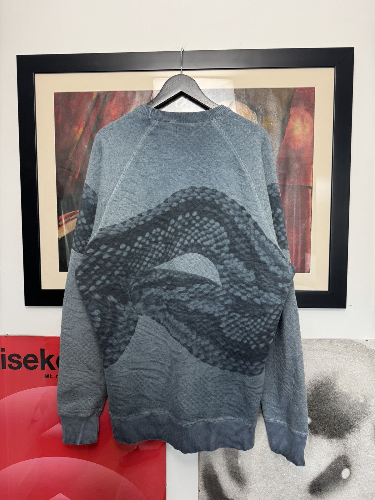 Diesel Diesel Vintage Y2k Snake Print Oversize Crewneck Sweatshirt Size US XL / EU 56 / 4 - 2 Thumbnail