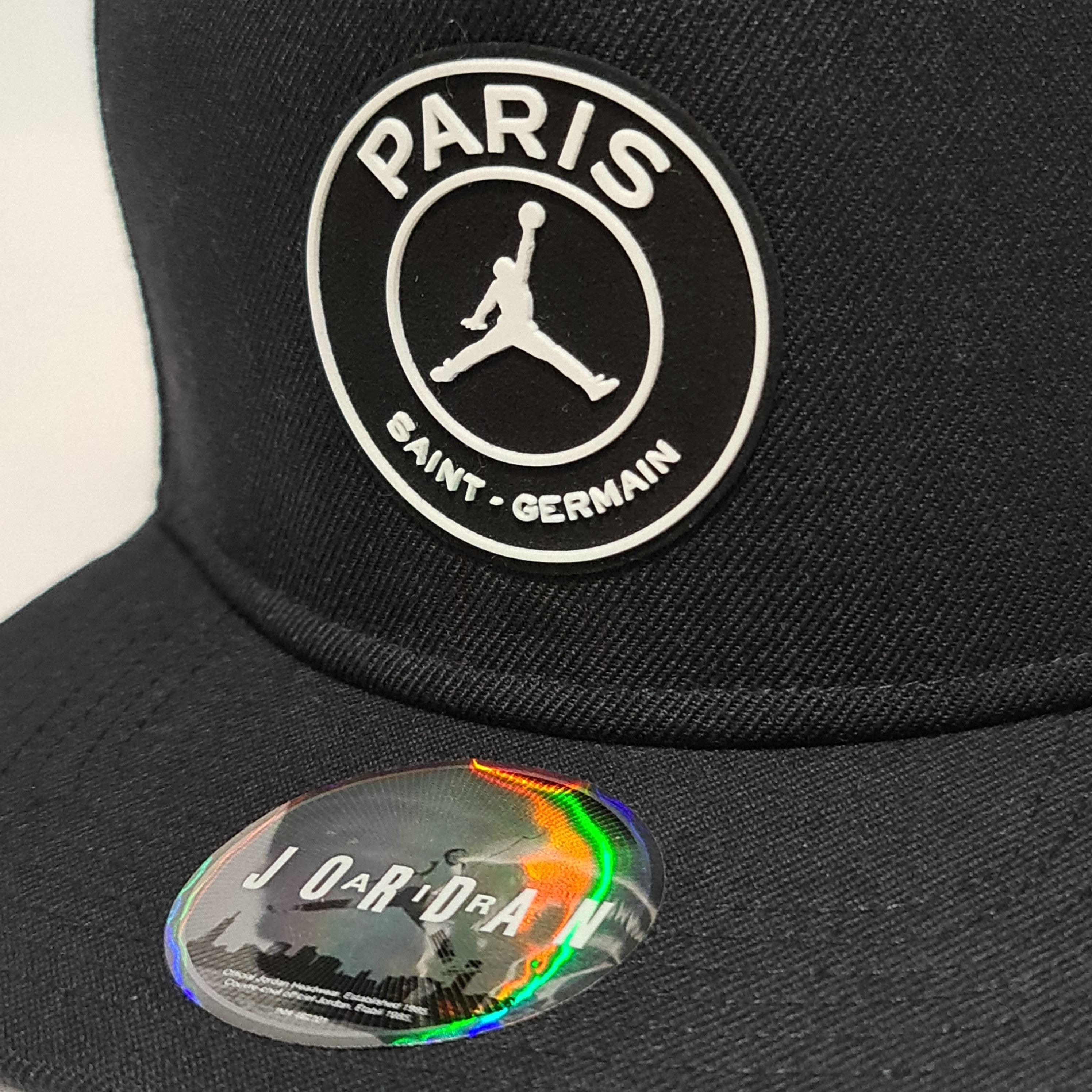 Jordan Brand Jordan Cap Snapback 'AJ1 x Paris Saint-Germain' Black Size ONE SIZE - 6 Thumbnail
