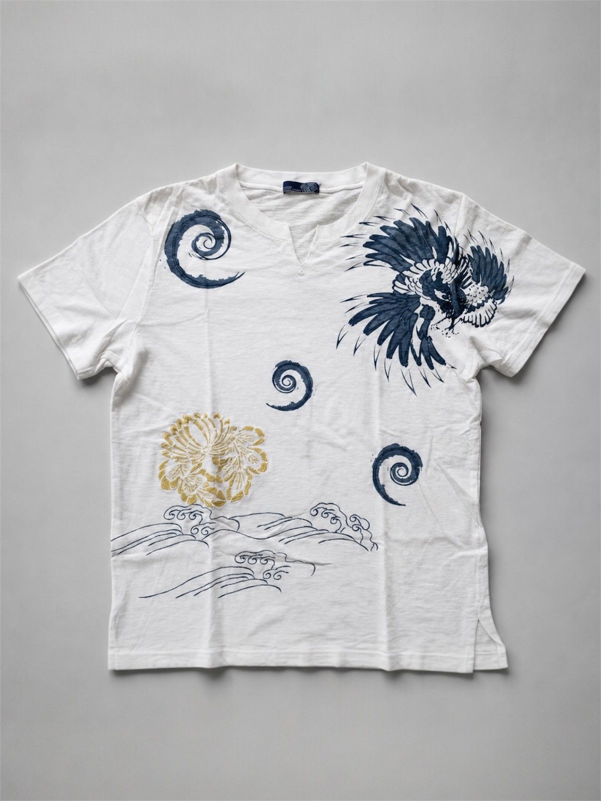 Karakuri Tamashii Vintage Japanese Gothic Tradicional Sukajan Tshirt Size US M / EU 48-50 / 2 - 1 Thumbnail