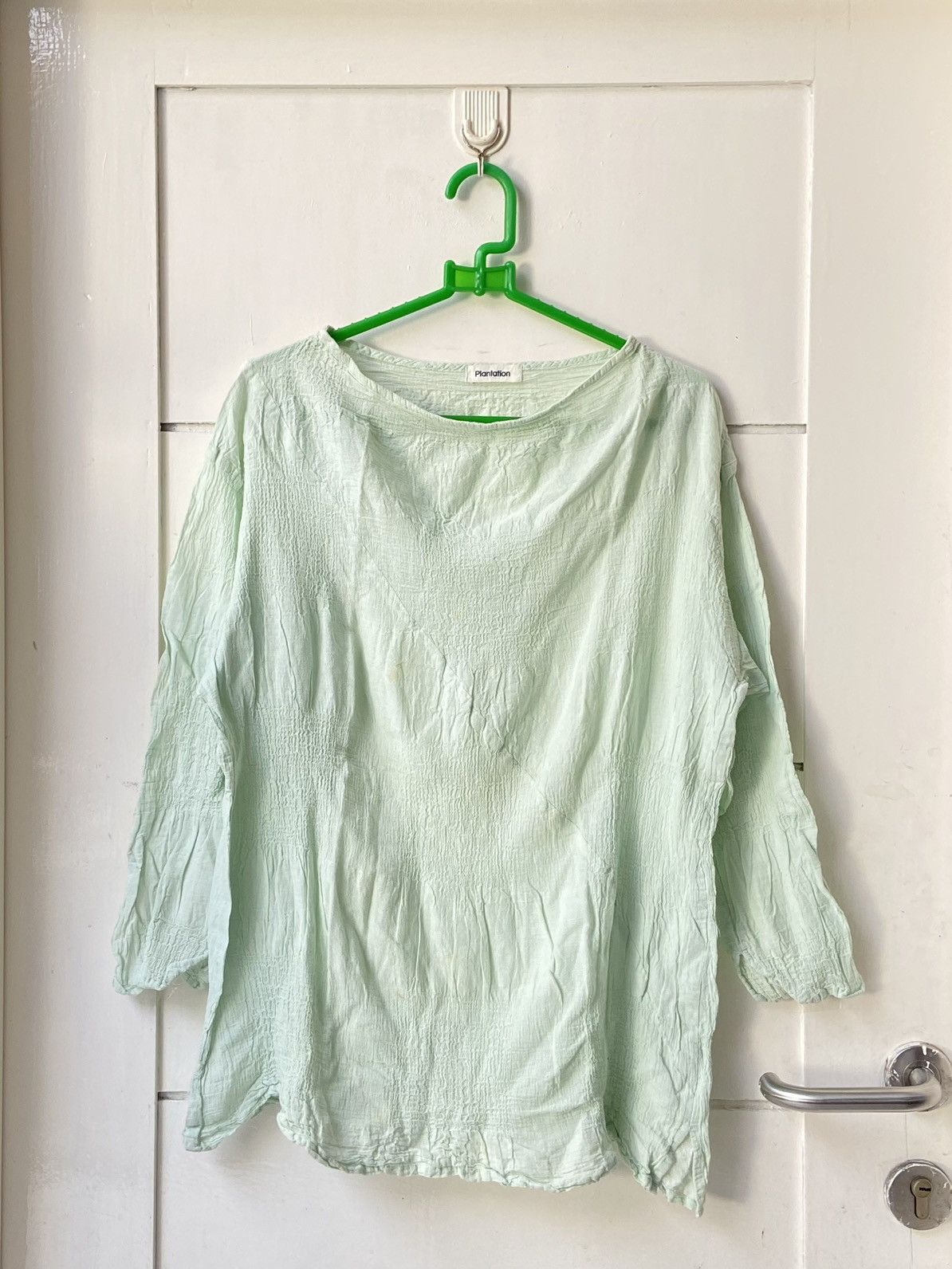Designer × Issey Miyake × Japanese Brand PLANTATION Green T-shirt Size US S / EU 44-46 / 1 - 1 Thumbnail