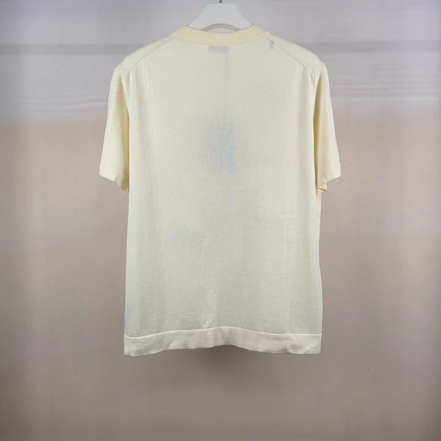 Dior Dior Embroidered Floral Knit SS Beige Rose XL/XXL Size XL / US 12-14 / IT 48-50 - 2 Thumbnail