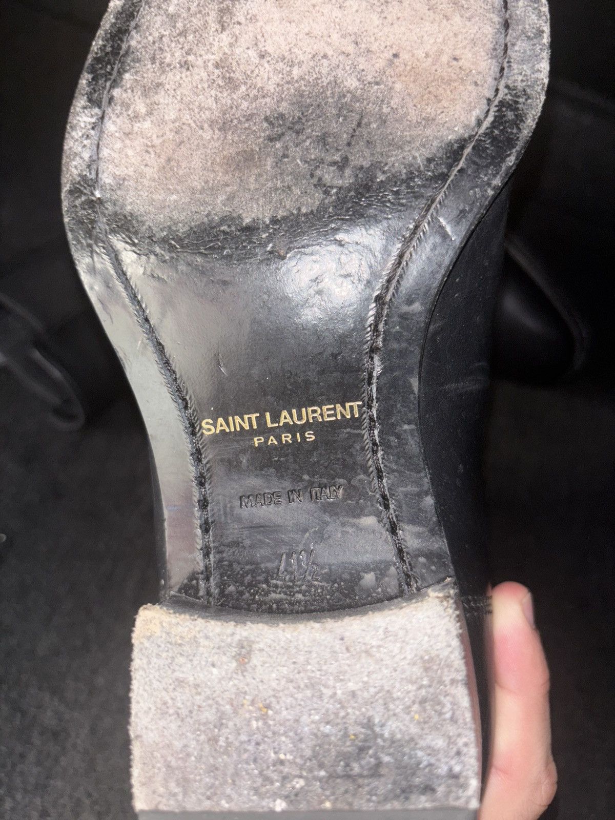 Yves Saint Laurent YVES SAINT LAURENT CHELSEA BLACK 41 1/2 Size US 9.5 / EU 42-43 - 4 Thumbnail