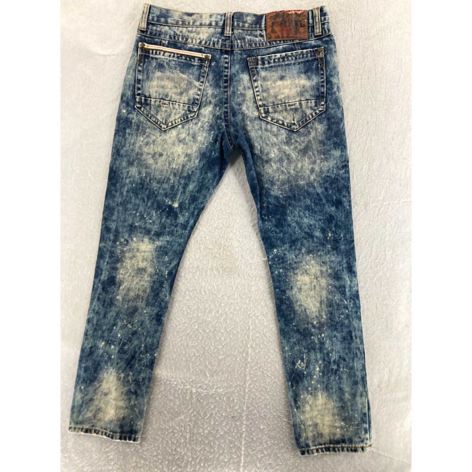 Vintage VINTAGE The Heritage By America Denim Jeans Mens 34x33 Regular Distressed Light Wash 5-Pocket USA Logo Grunge 90s Size US 34 / EU 50 - 5 Thumbnail