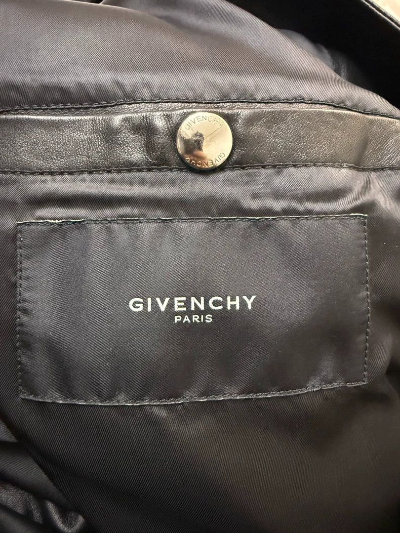Givenchy Givenchy Five-Star Embroidered Leather Baseball Jacket Siz Size US L / EU 52-54 / 3 - 5 Thumbnail
