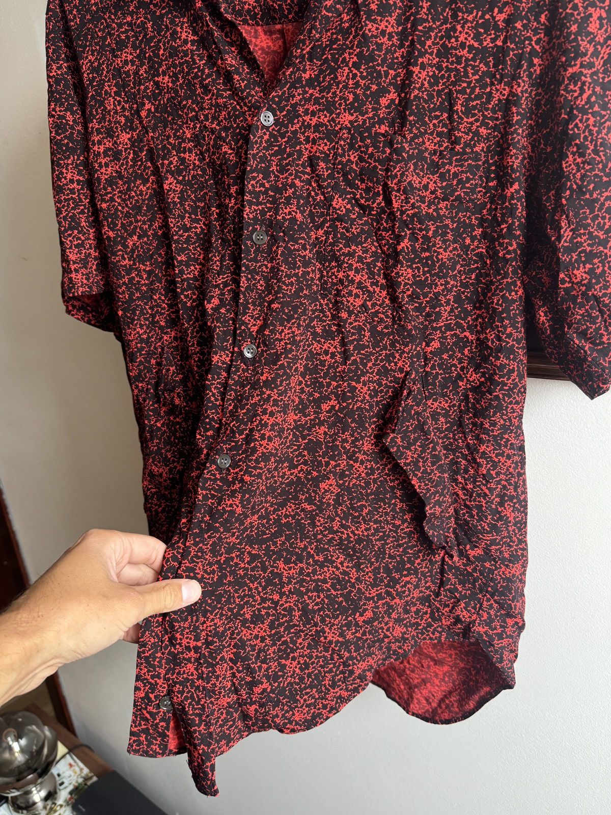 Comme des Garcons SHIRT COMME DES GARCONS SHIRT Button Up Red S12015 Size US S / EU 44-46 / 1 - 2 Thumbnail