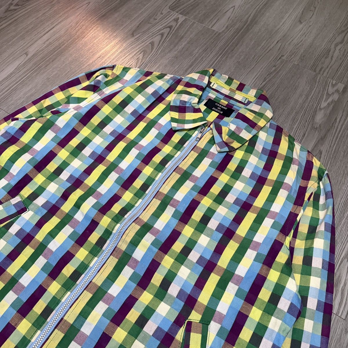 CABANE de ZUCCa Cabane de Zucca Plaid Jacket Size US L / EU 52-54 / 3 - 3 Thumbnail