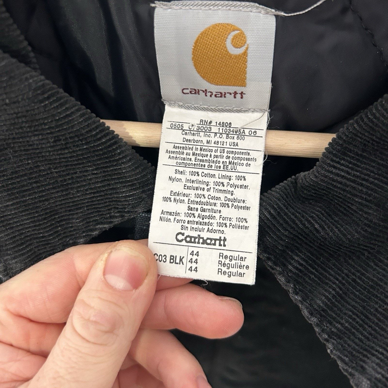 Carhartt Vintage Carhartt Quilted Artic Jacket “Black” C03 BLK Size US XL / EU 56 / 4 - 6 Thumbnail