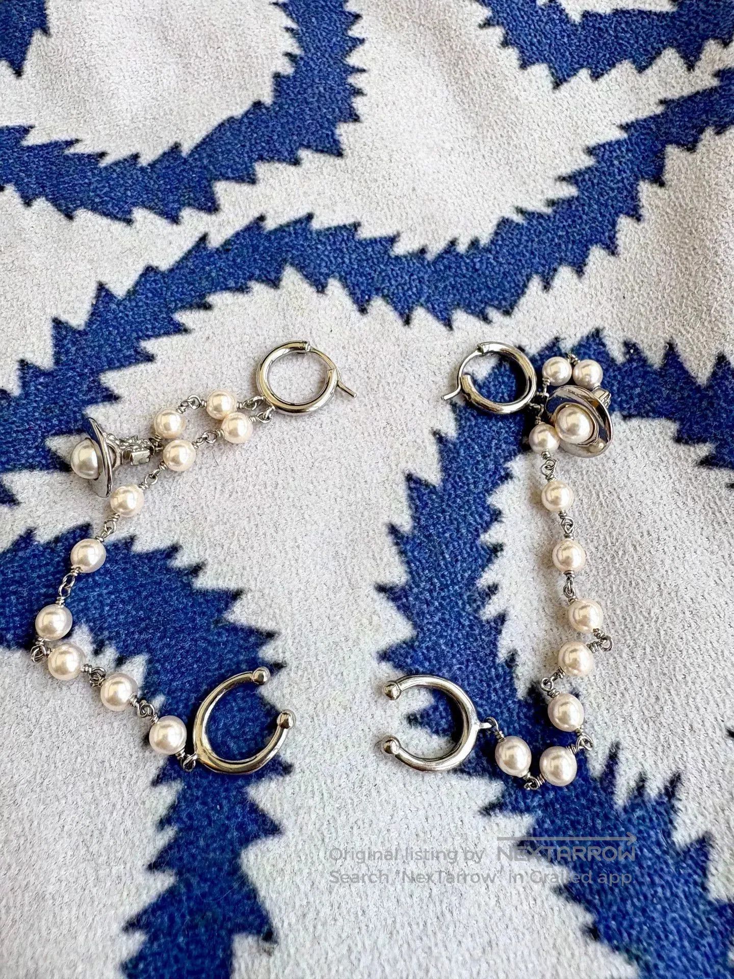 Vivienne Westwood vivienne westwood pearl ear cuff clip. Size ONE SIZE - 2 Thumbnail