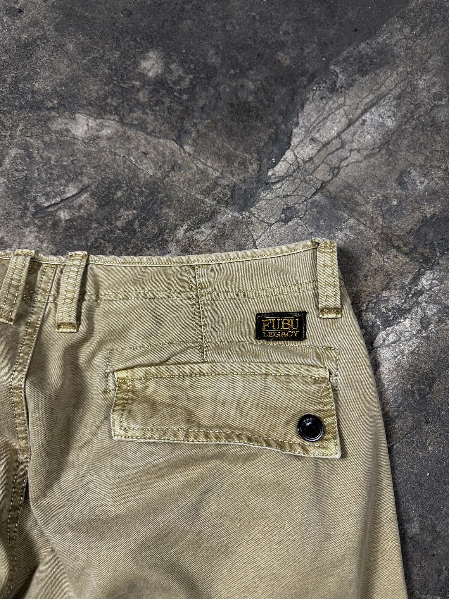 Fubu Vintage Y2k FUBU Cargo Hiphop Rap Shorts 2000s Size US 38 / EU 54 - 7 Thumbnail
