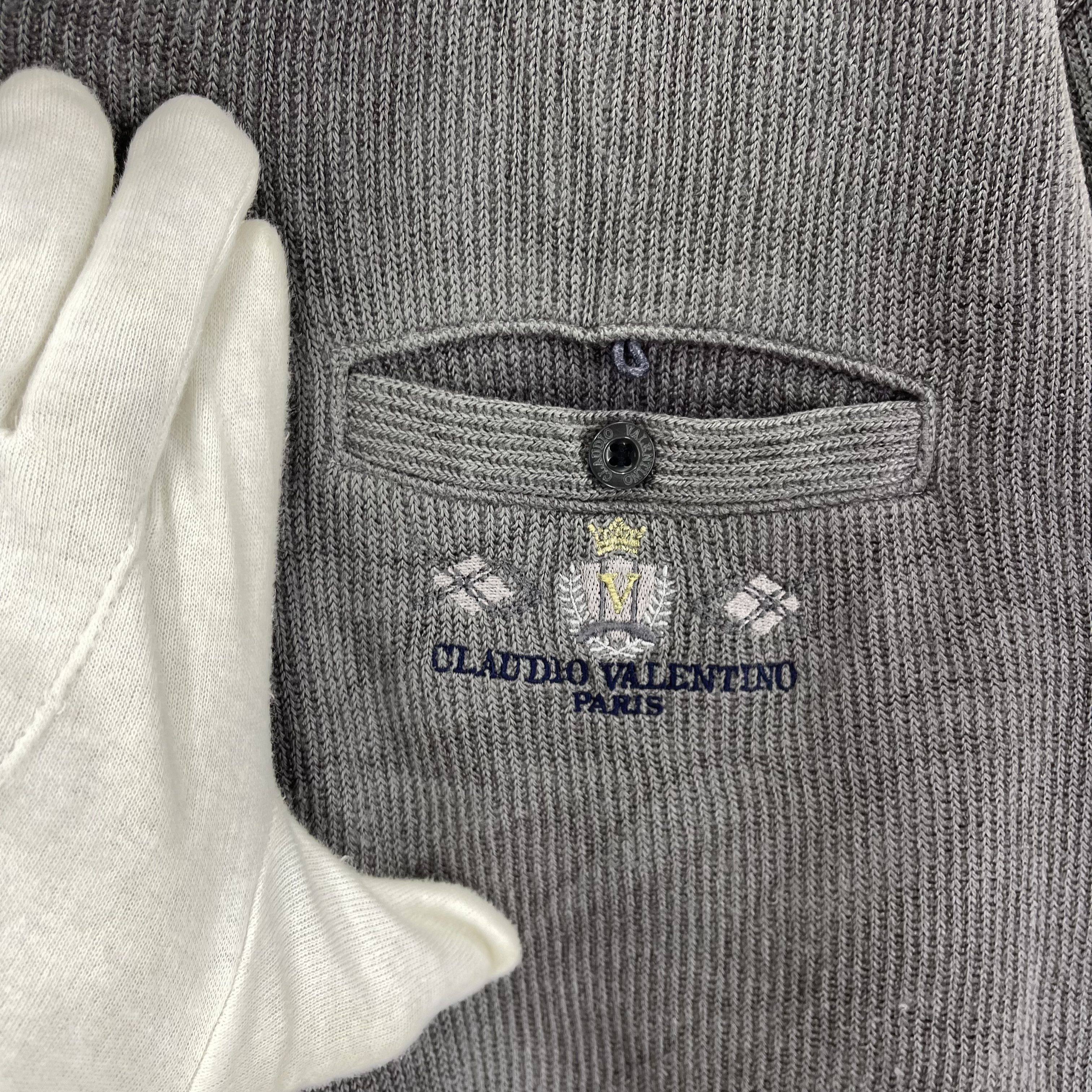 Other CLAUDIO VALENTINO Single Pocket Sweatshirt #1707/06 Size US M / EU 48-50 / 2 - 3 Thumbnail
