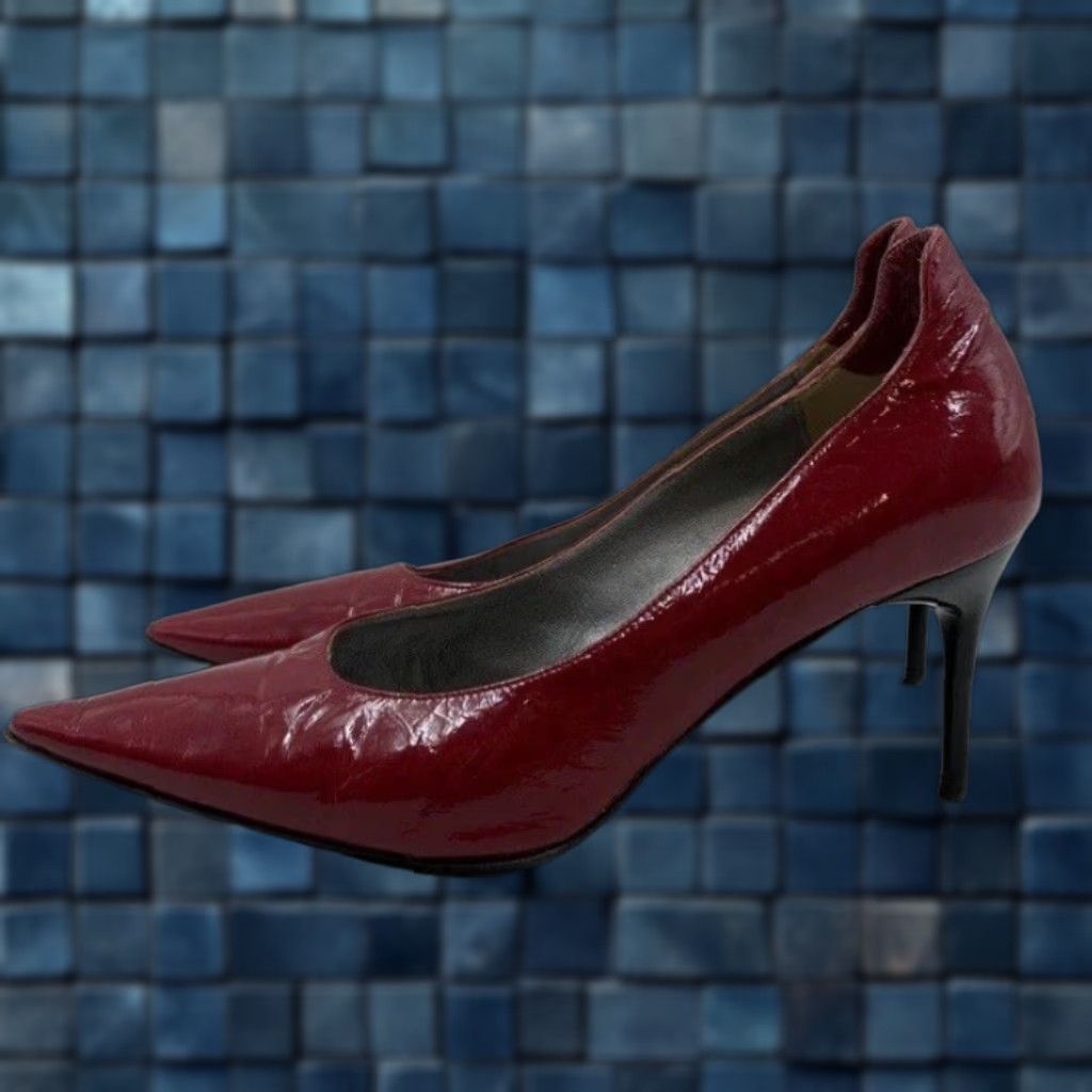 Hugo Boss Women Hugo Boss Pump Shoes Red Patent Leather Italy Size 7 Women Size US 7 / IT 37 - 1 Thumbnail