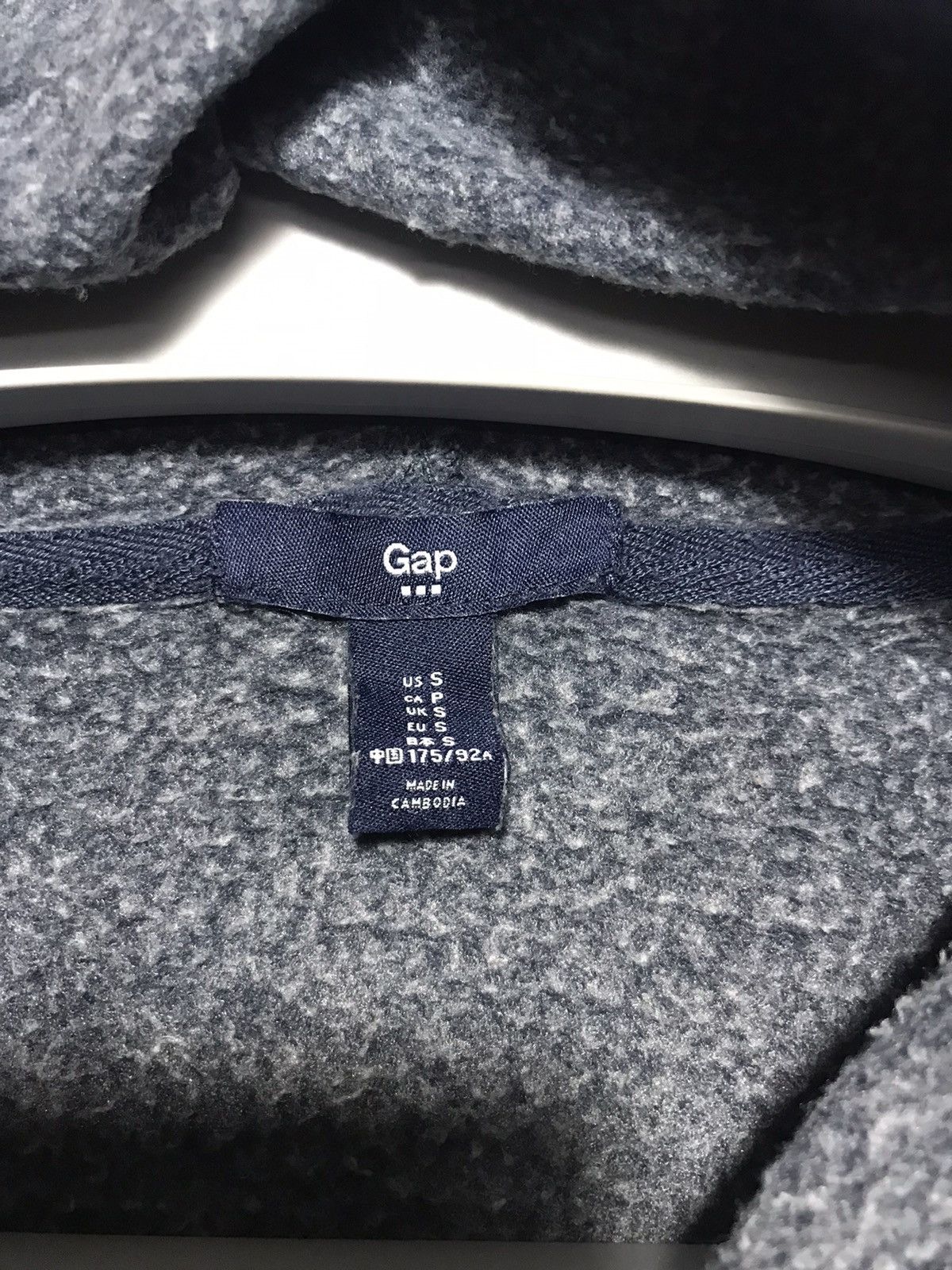 Gap × Vintage 🔥Rare Gap Hoodies Spellout Zipper Size US S / EU 44-46 / 1 - 7 Thumbnail